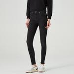 Lacoste Kadın Skinny Fit Denim Koyu Gri Pantolon