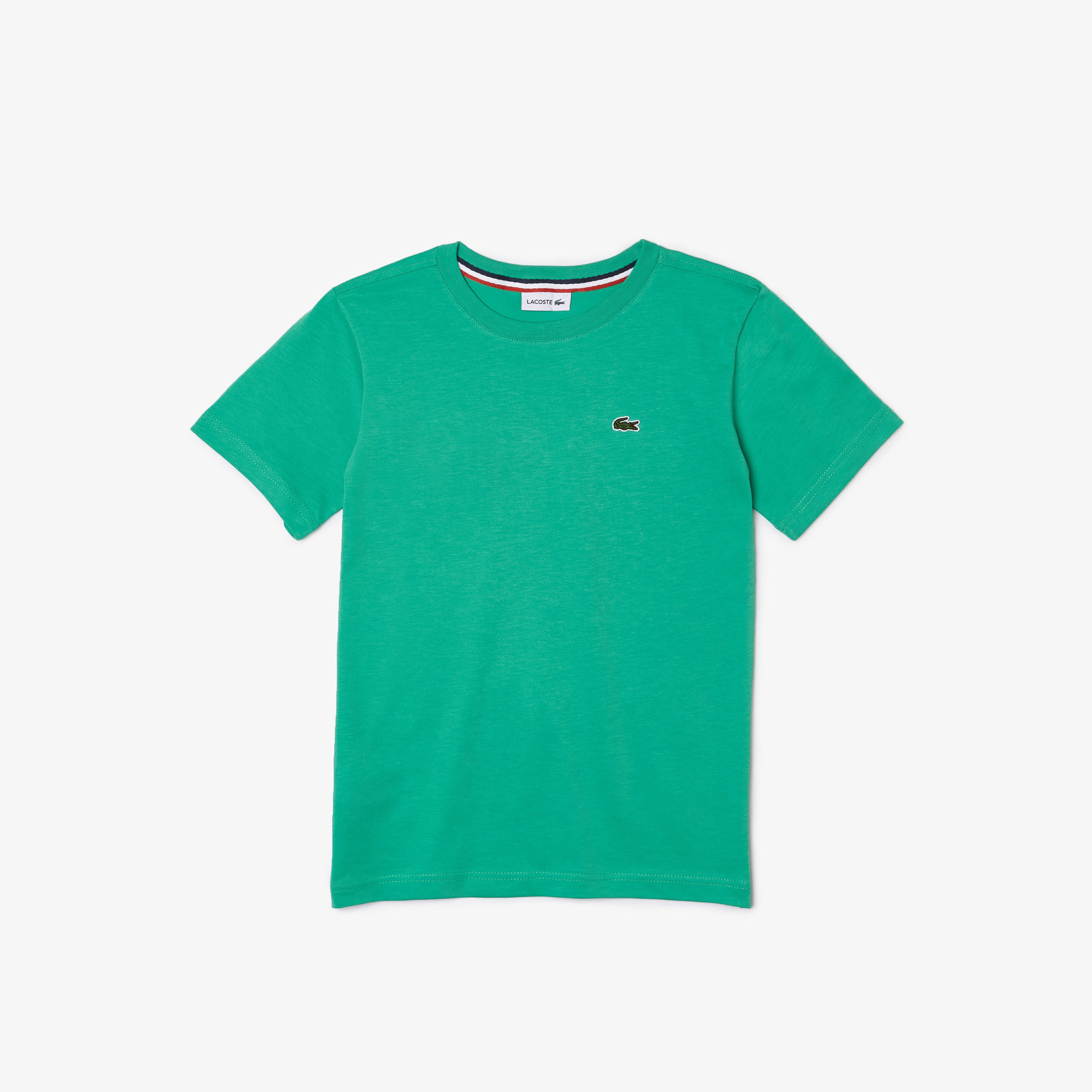 Lacoste Erkek Çocuk Bisiklet Yaka Yeşil T-Shirt