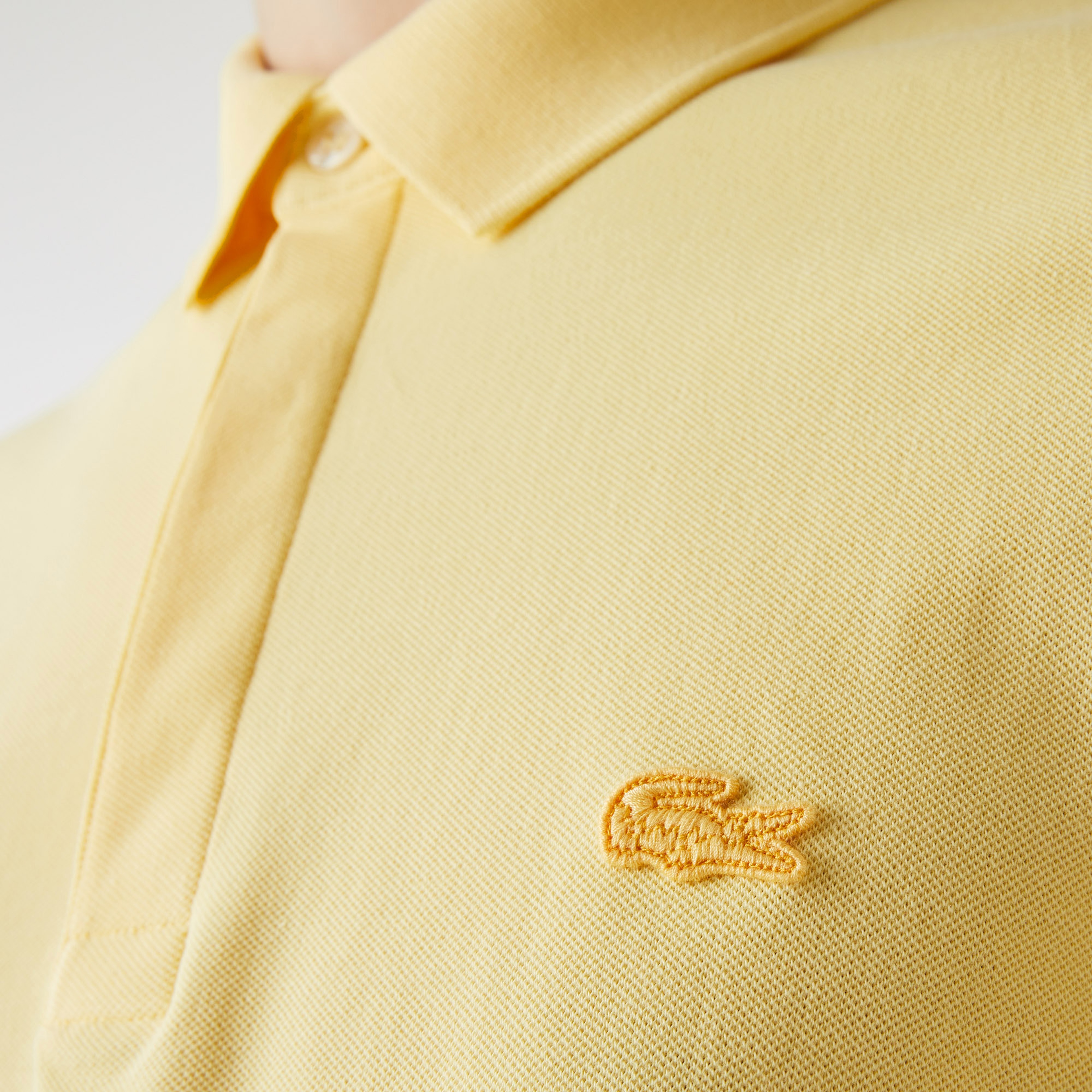 Lacoste Erkek Regular Fit Sarı Polo
