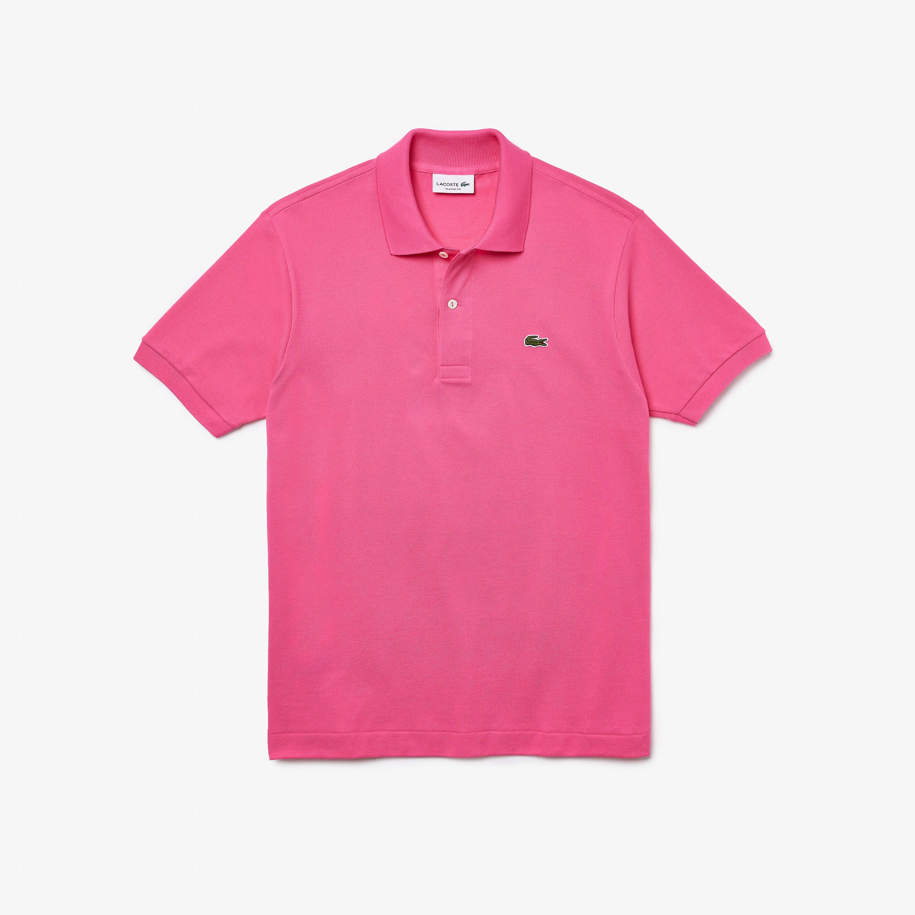 Lacoste Erkek L1212 Classic Fit Pembe Polo
