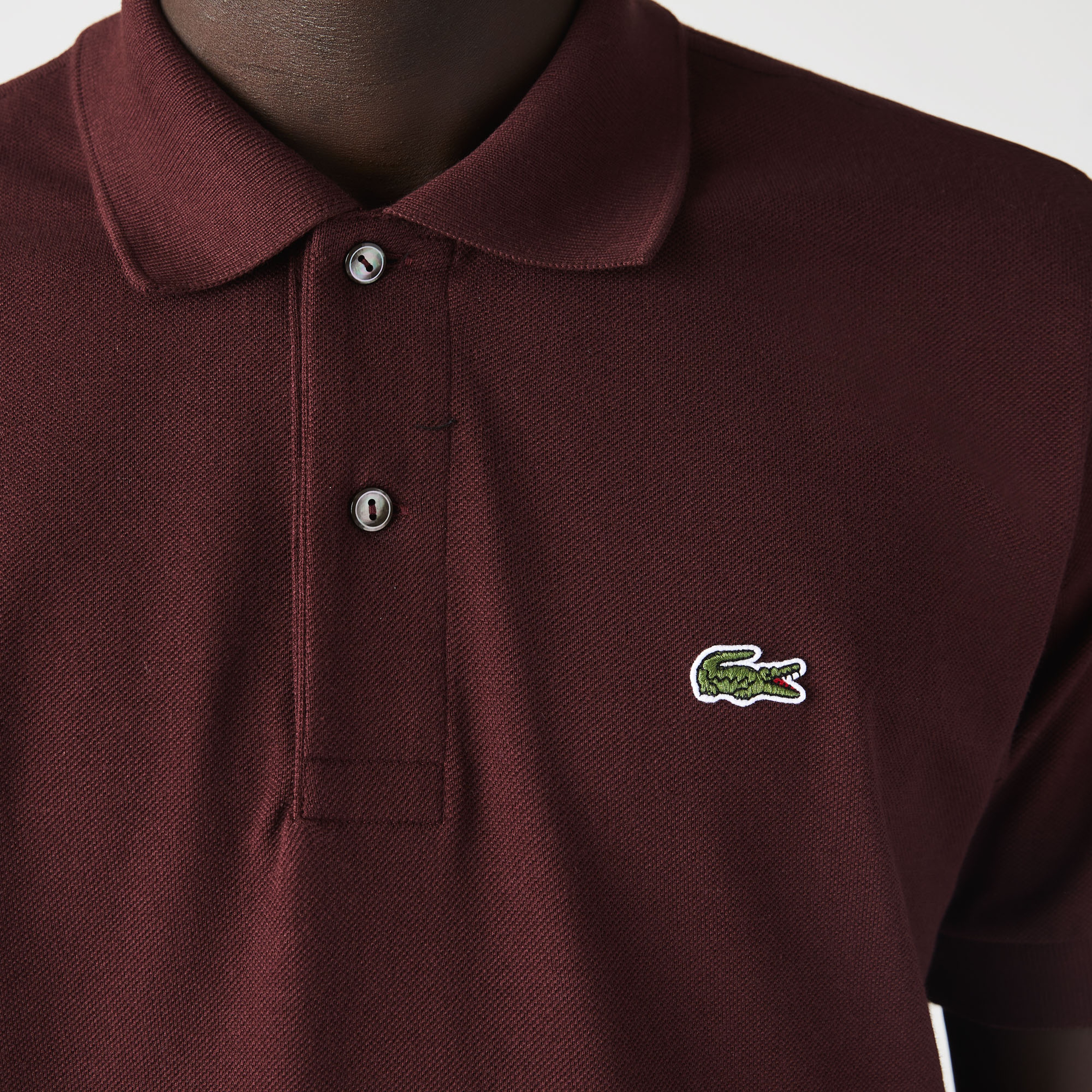 Lacoste Erkek L1212 Classic Fit Kahverengi Polo