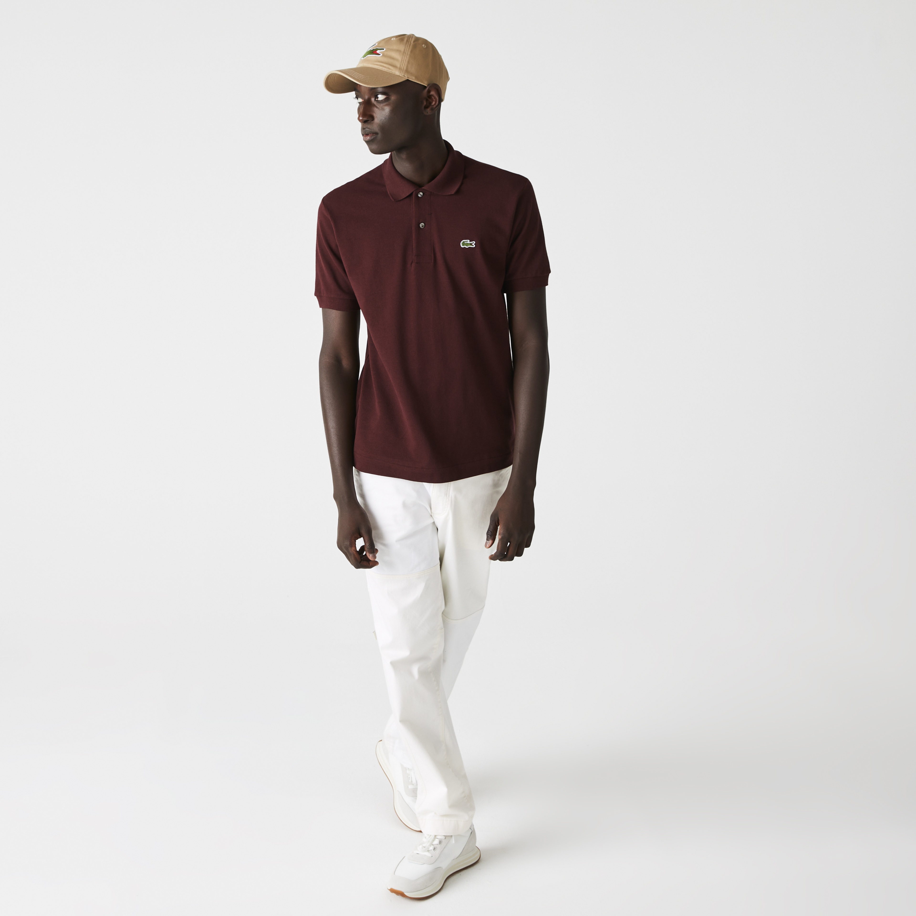 Lacoste Erkek L1212 Classic Fit Kahverengi Polo