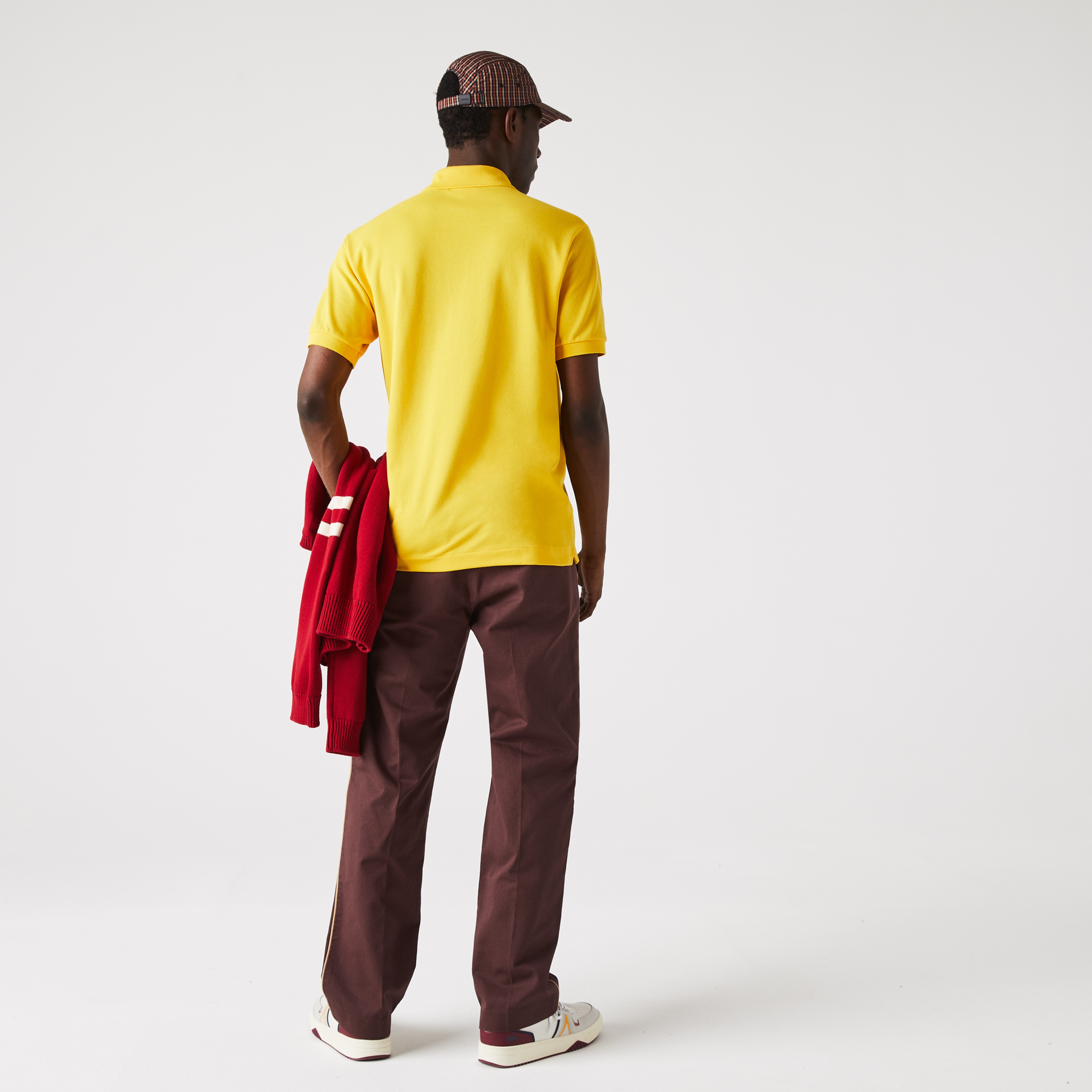 Lacoste Erkek L1212 Classic Fit Sarı Polo