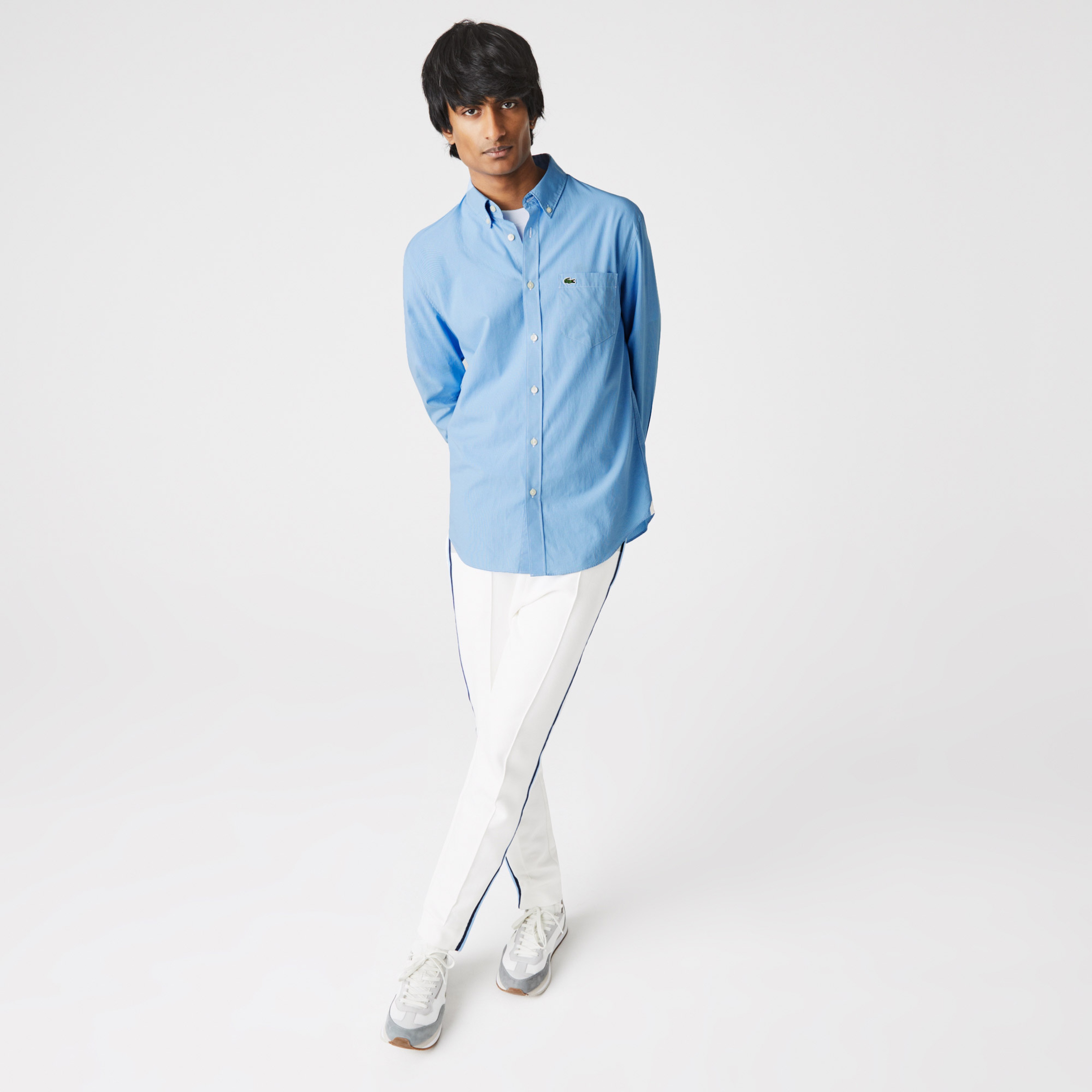 Lacoste Erkek Regular Fit Mavi Gömlek