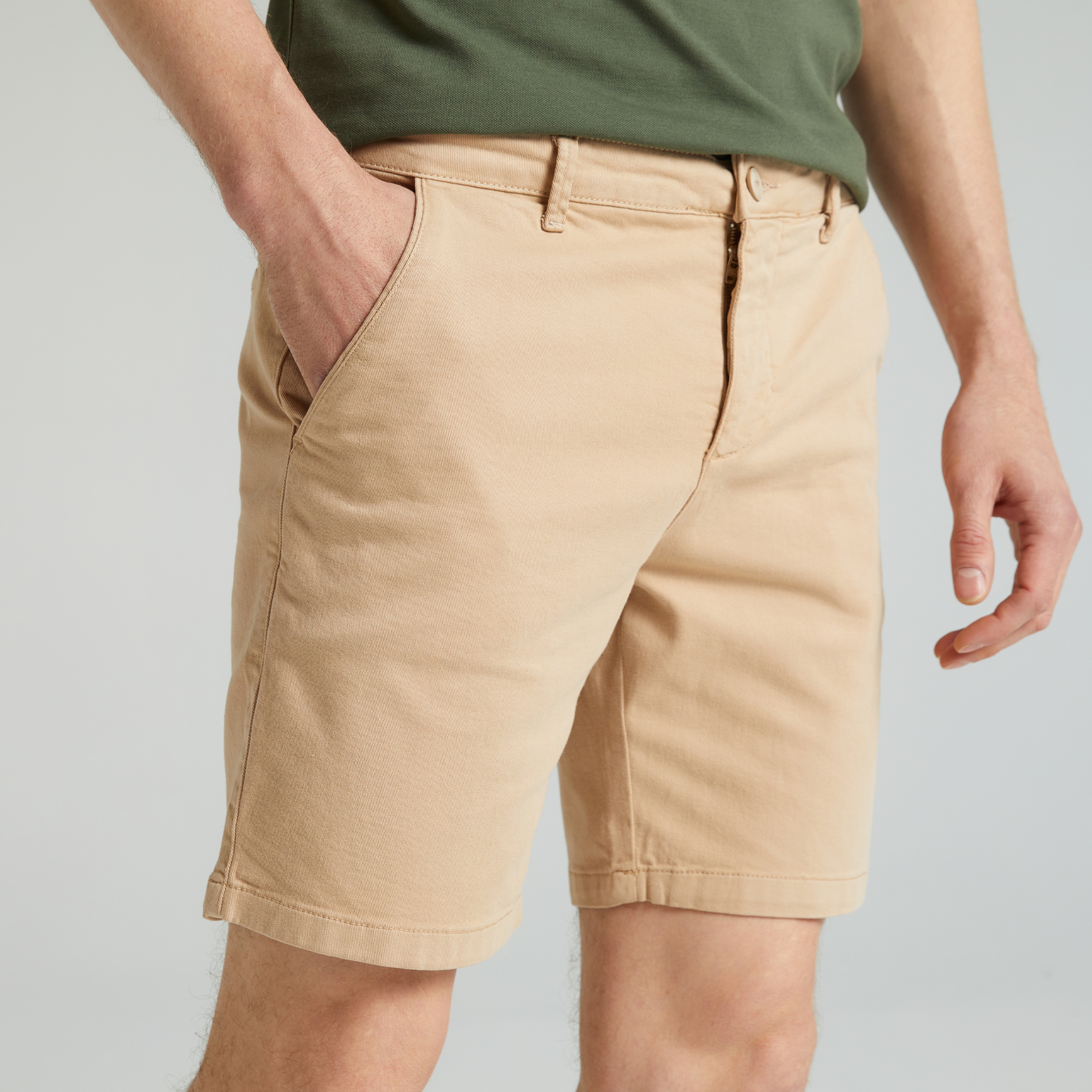 NAUTICA ERKEK BEJ SLIM FIT BERMUDA ŞORT