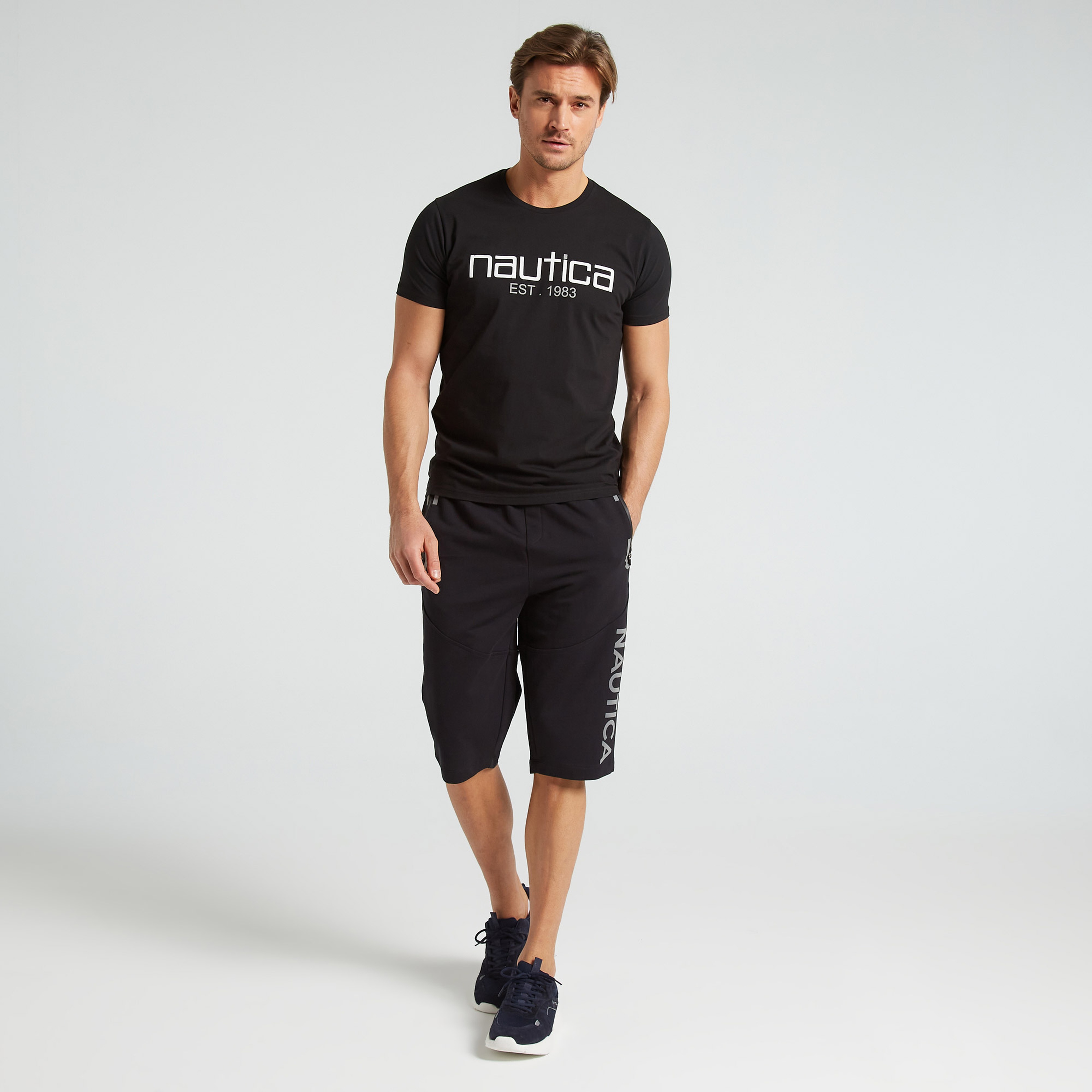 Nautica Standart Fit Erkek Siyah T-shirt