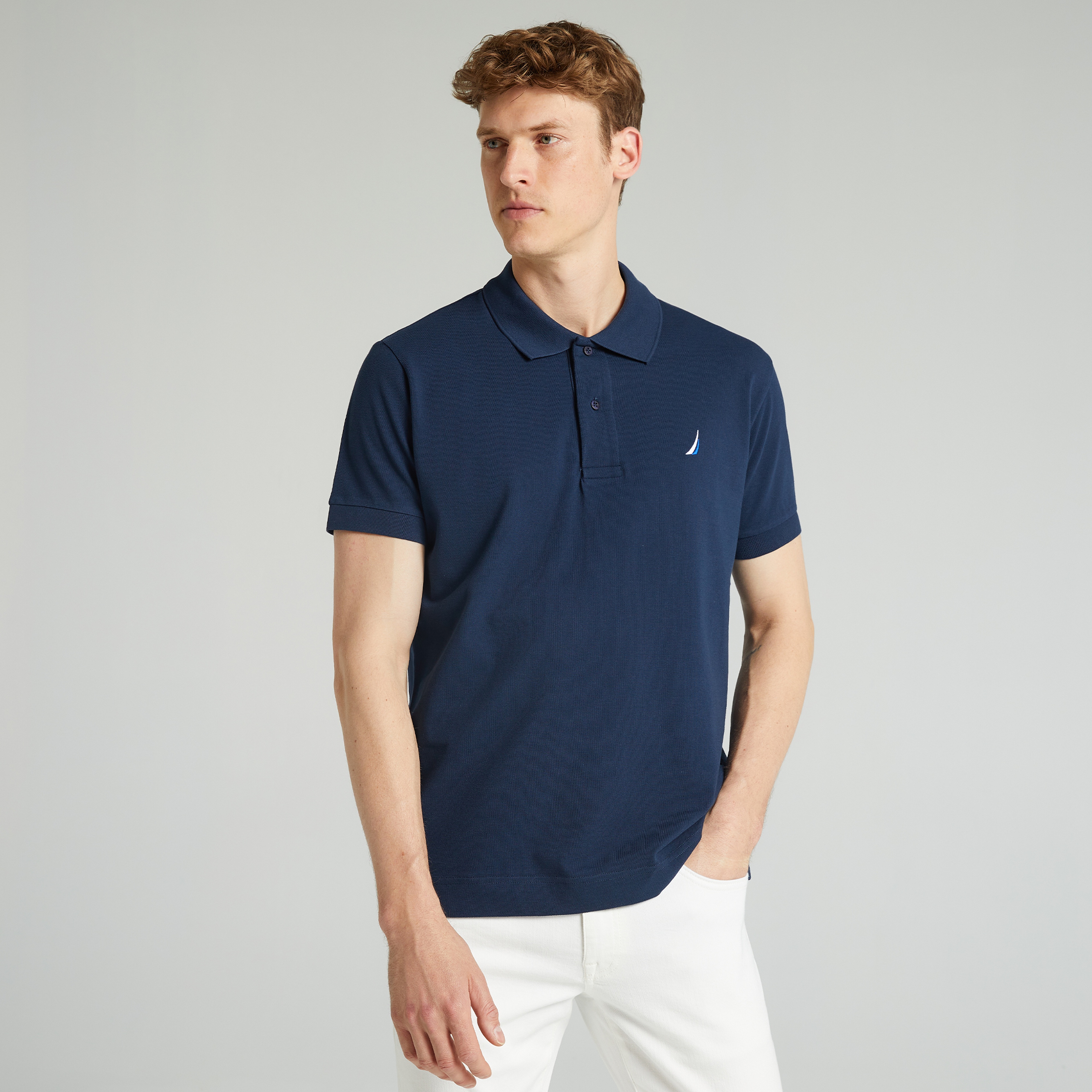 Nautica Classic Fit Erkek Lacivert Polo