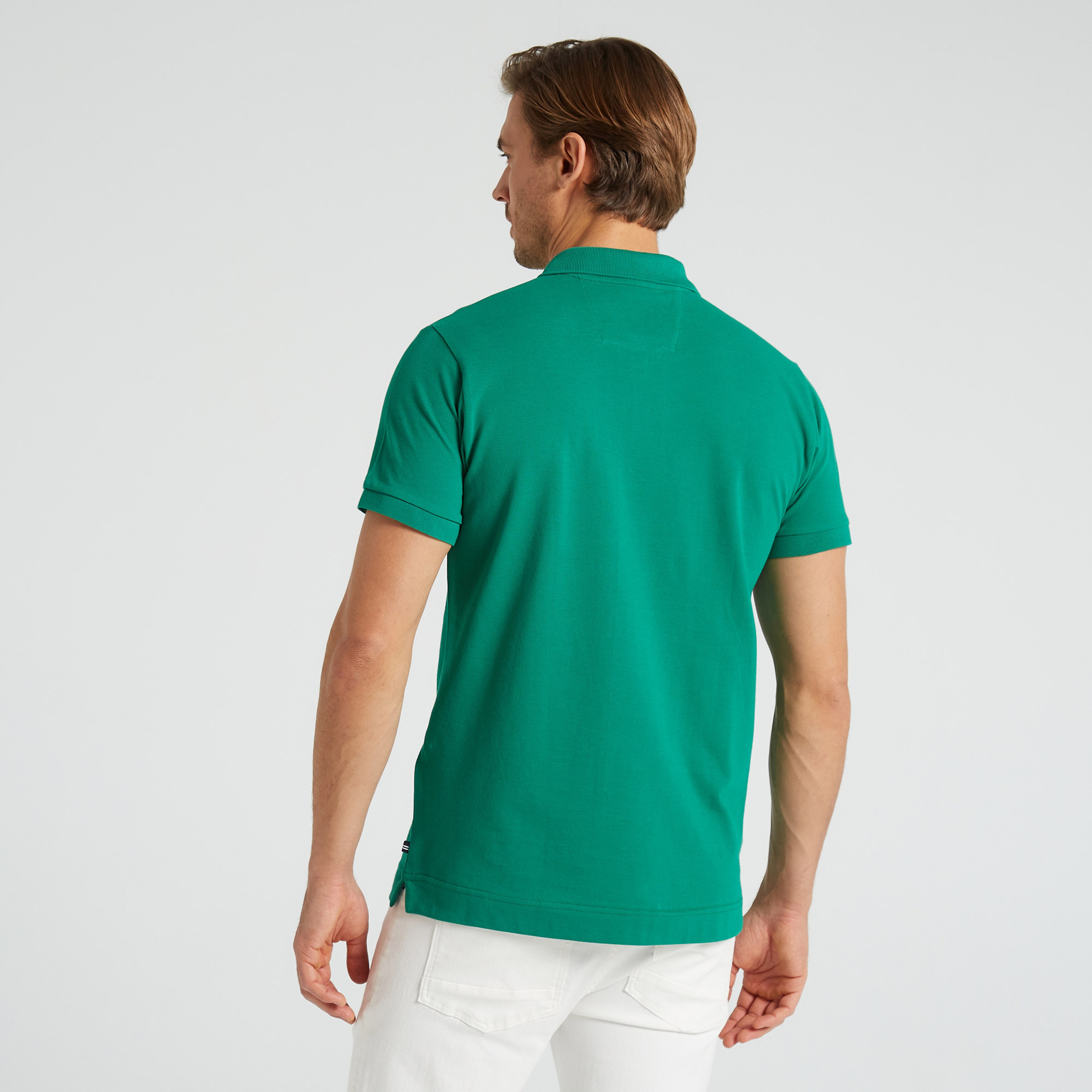 Nautica Erkek Yeşil Classic Fit Kısa Kollu Polo Yaka T-Shirt