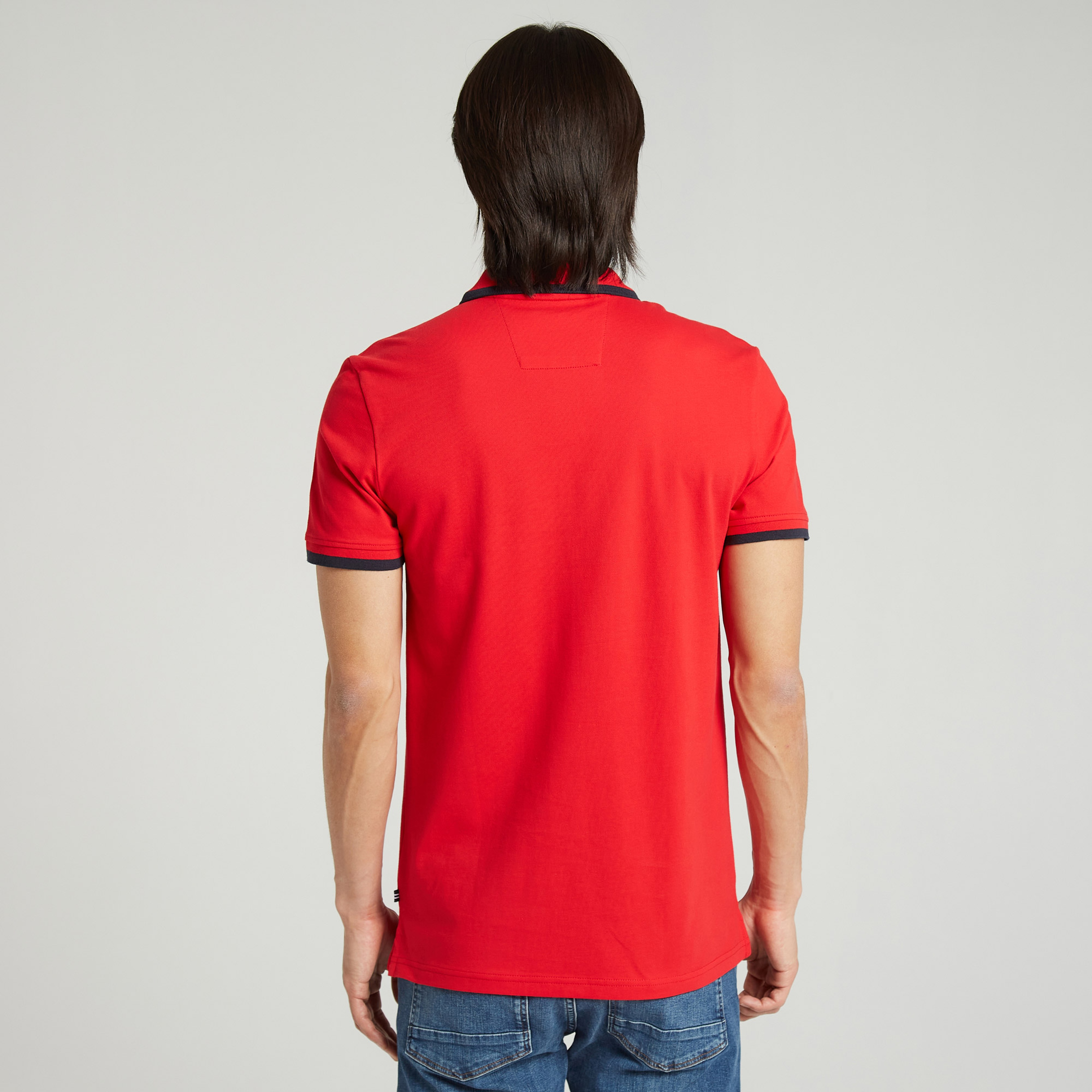 Nautica Slim Fit Erkek Kırmızı Polo