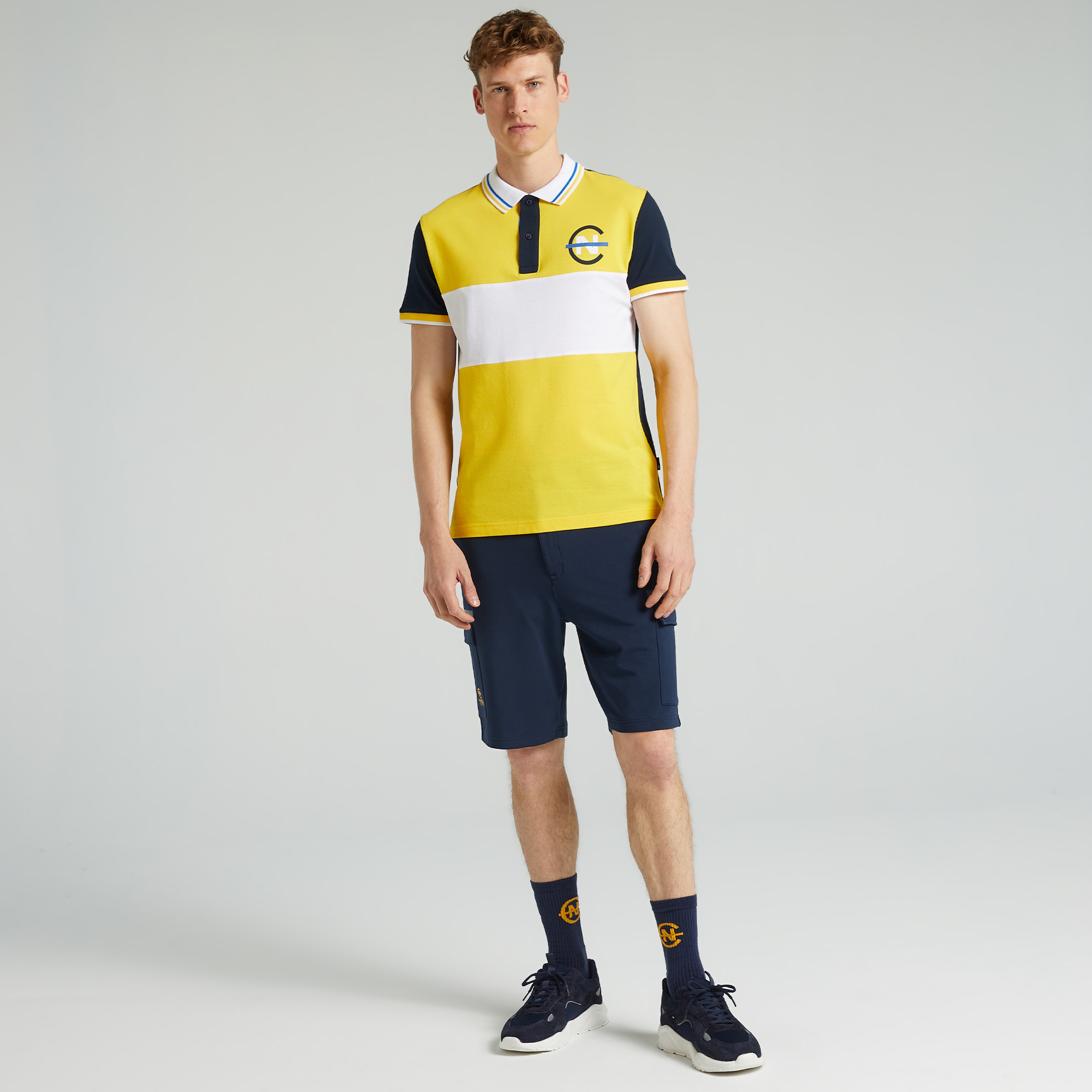 Nautica Slim Fit Erkek Sarı Polo