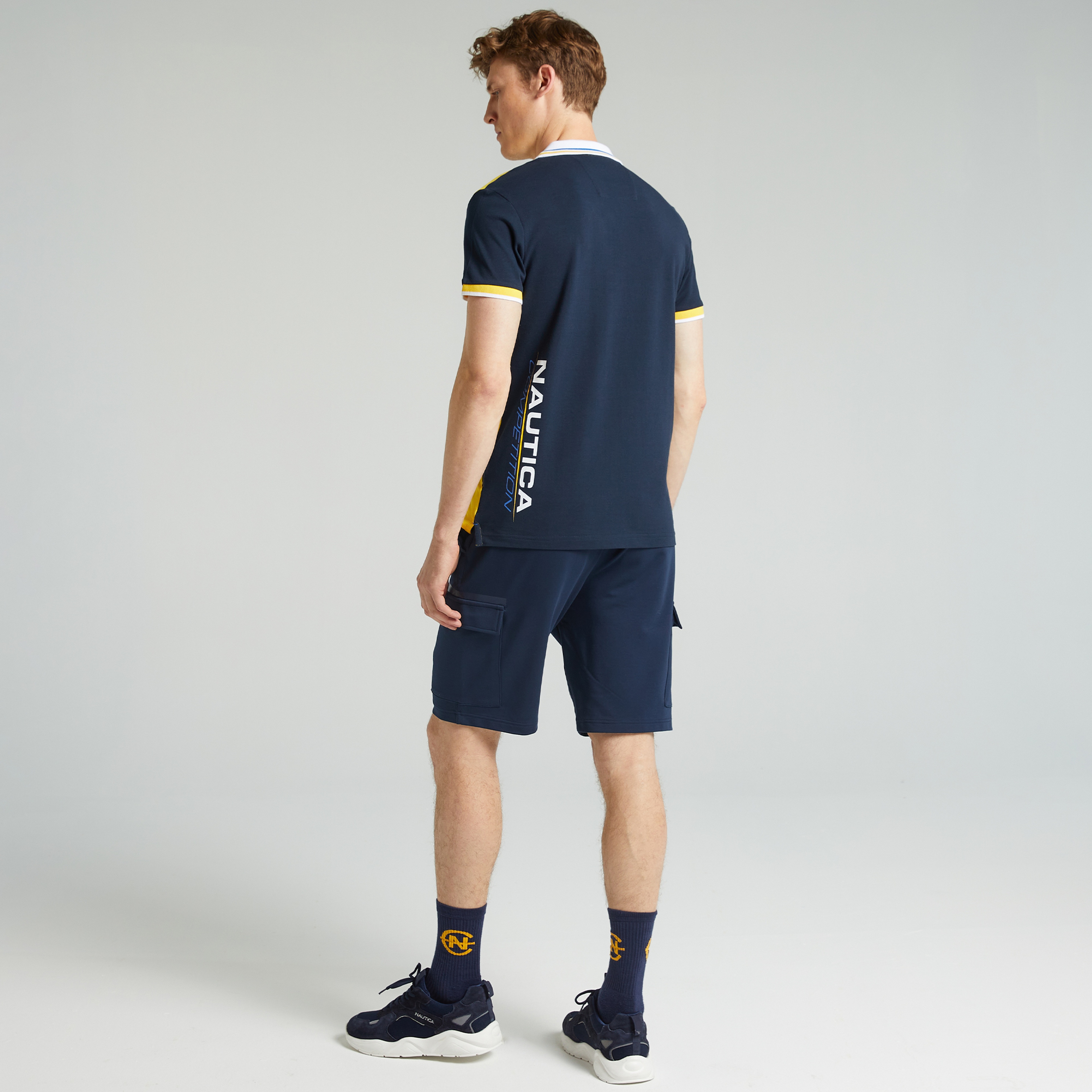 Nautica Slim Fit Erkek Sarı Polo