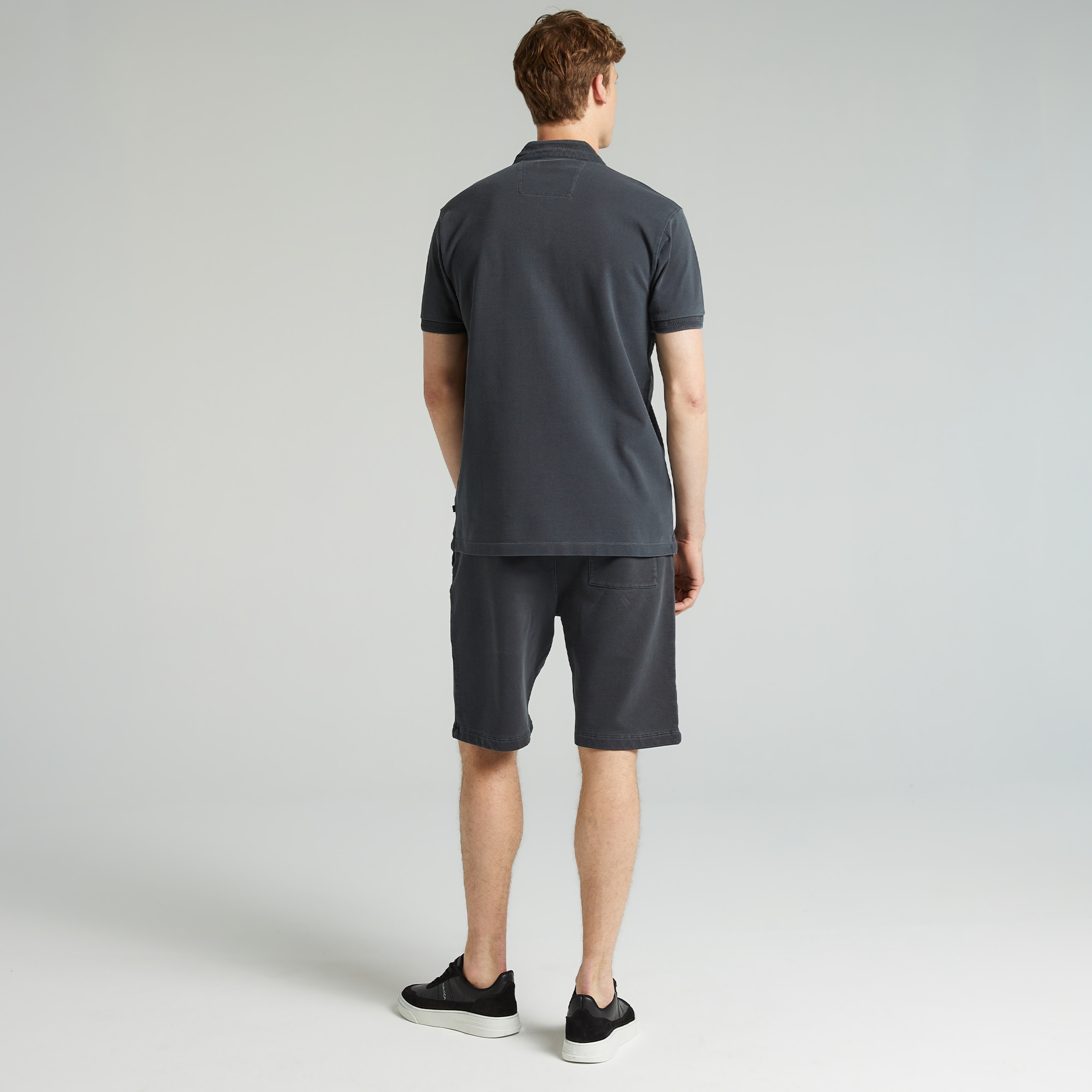 NAUTICA ERKEK GRİ CLASSIC FIT KISA KOLLU POLO
