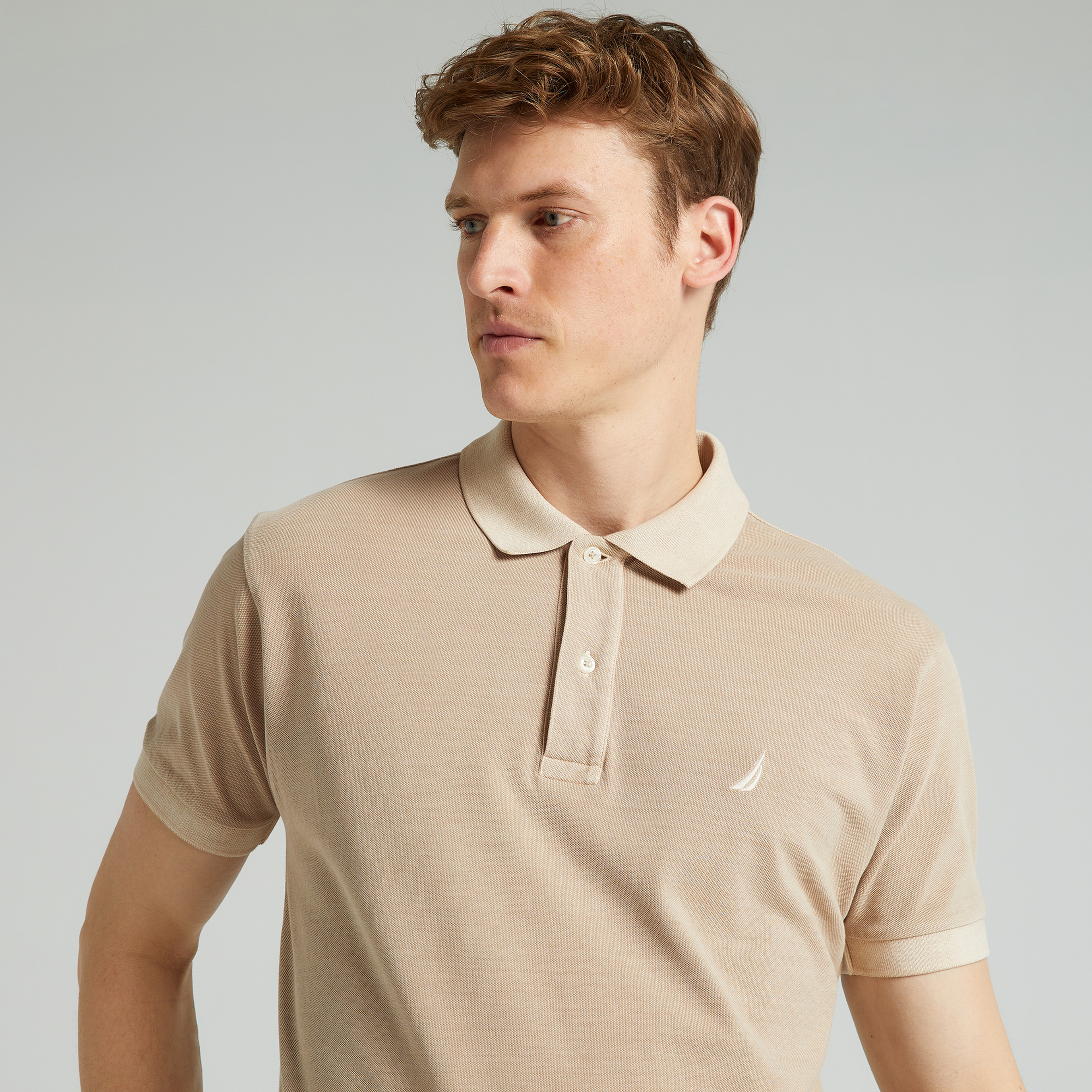 Nautica Classic Fit Erkek Sarı Polo