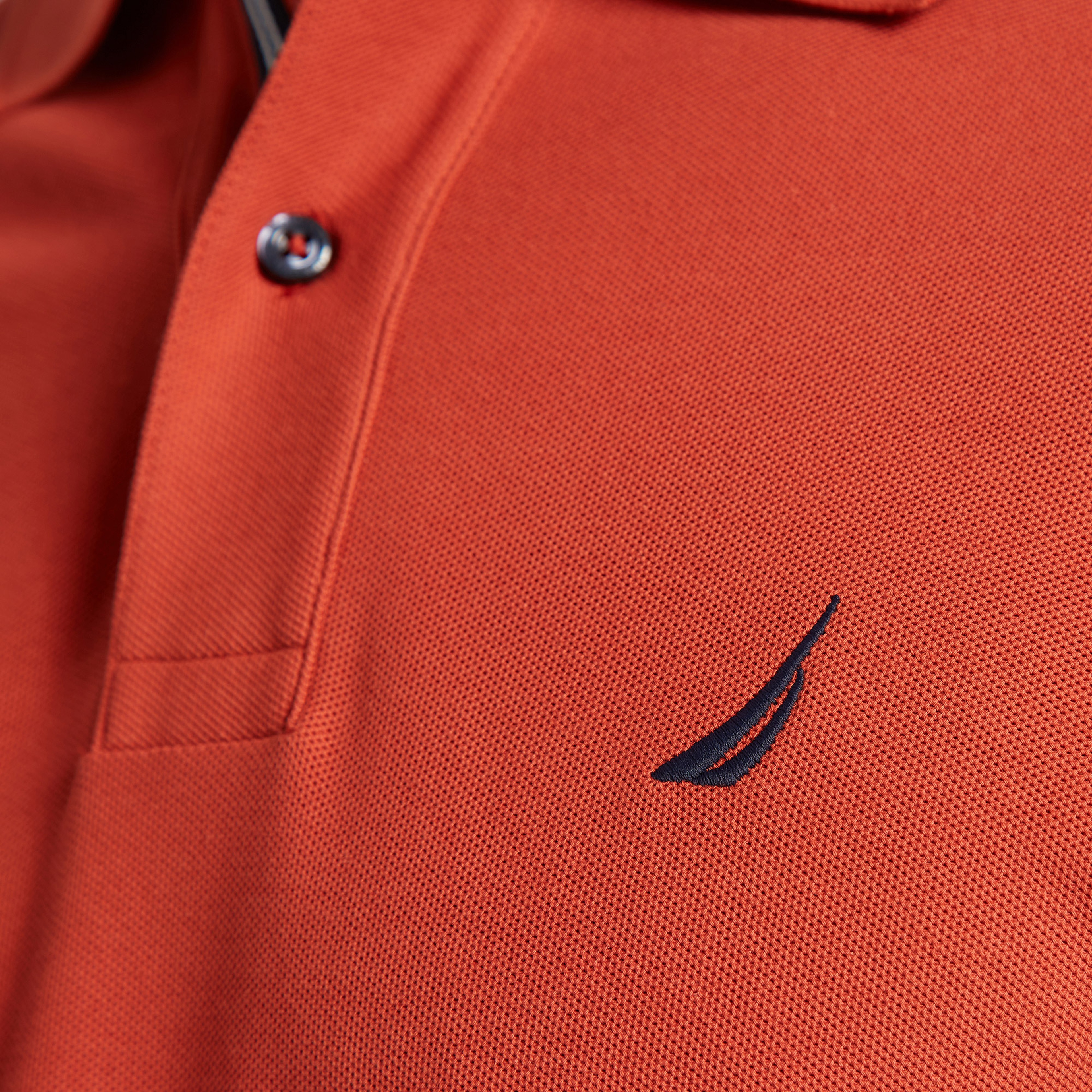 Nautica Erkek Kırmızı Classic Fit Kısa Kollu Polo Yaka T-Shirt