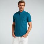 Nautica Erkek Mavi Classic Fit Kısa Kollu Polo Yaka T-Shirt