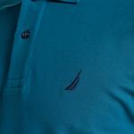 Nautica Erkek Mavi Classic Fit Kısa Kollu Polo Yaka T-Shirt