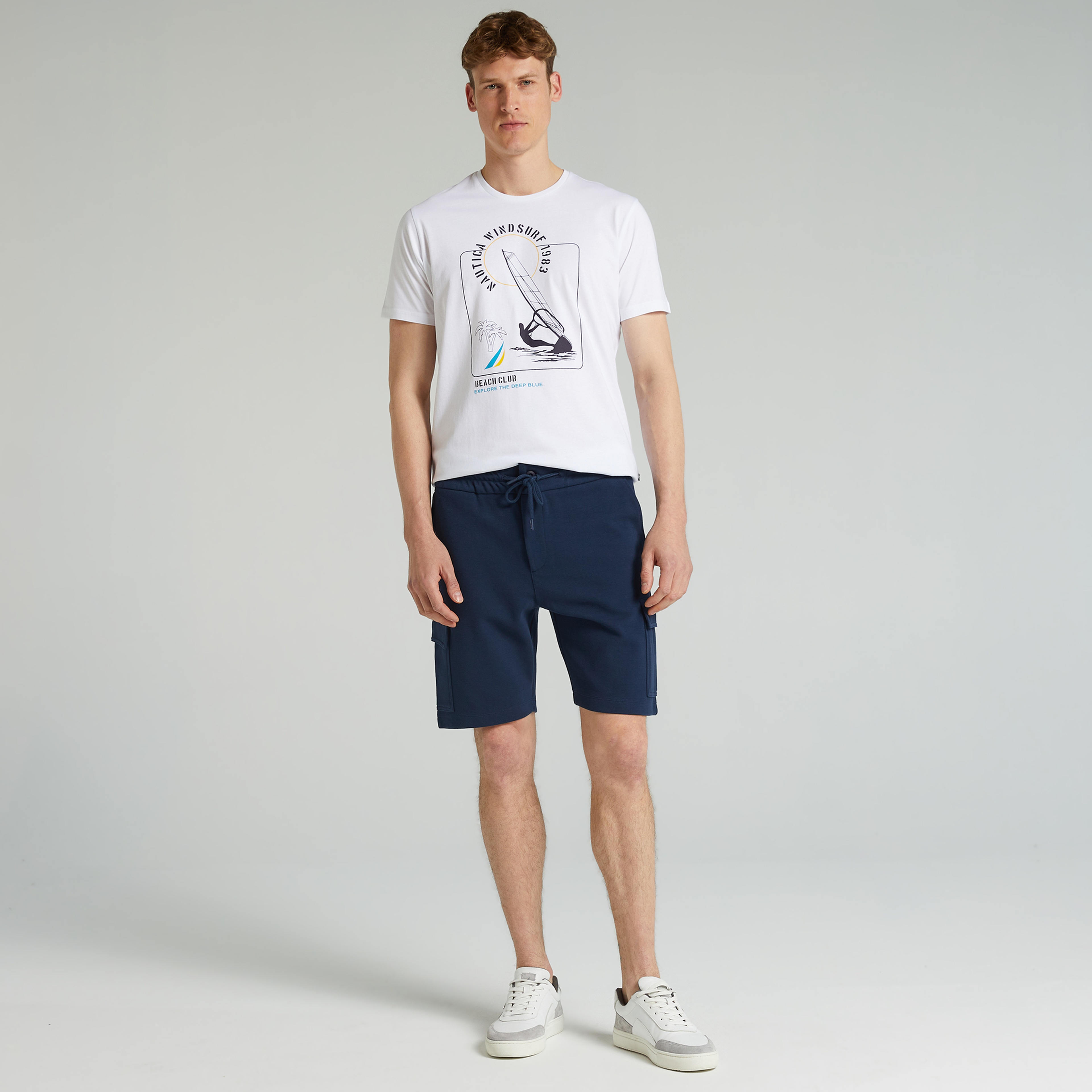 Nautica Erkek Lacivert Standart Fit Şort