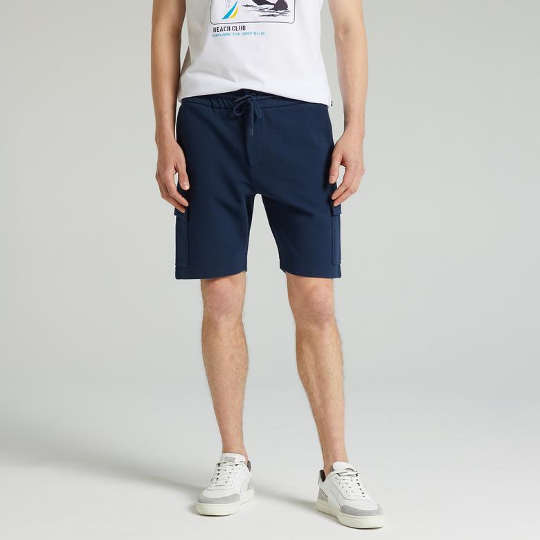 Nautica Erkek Lacivert Standart Fit Şort