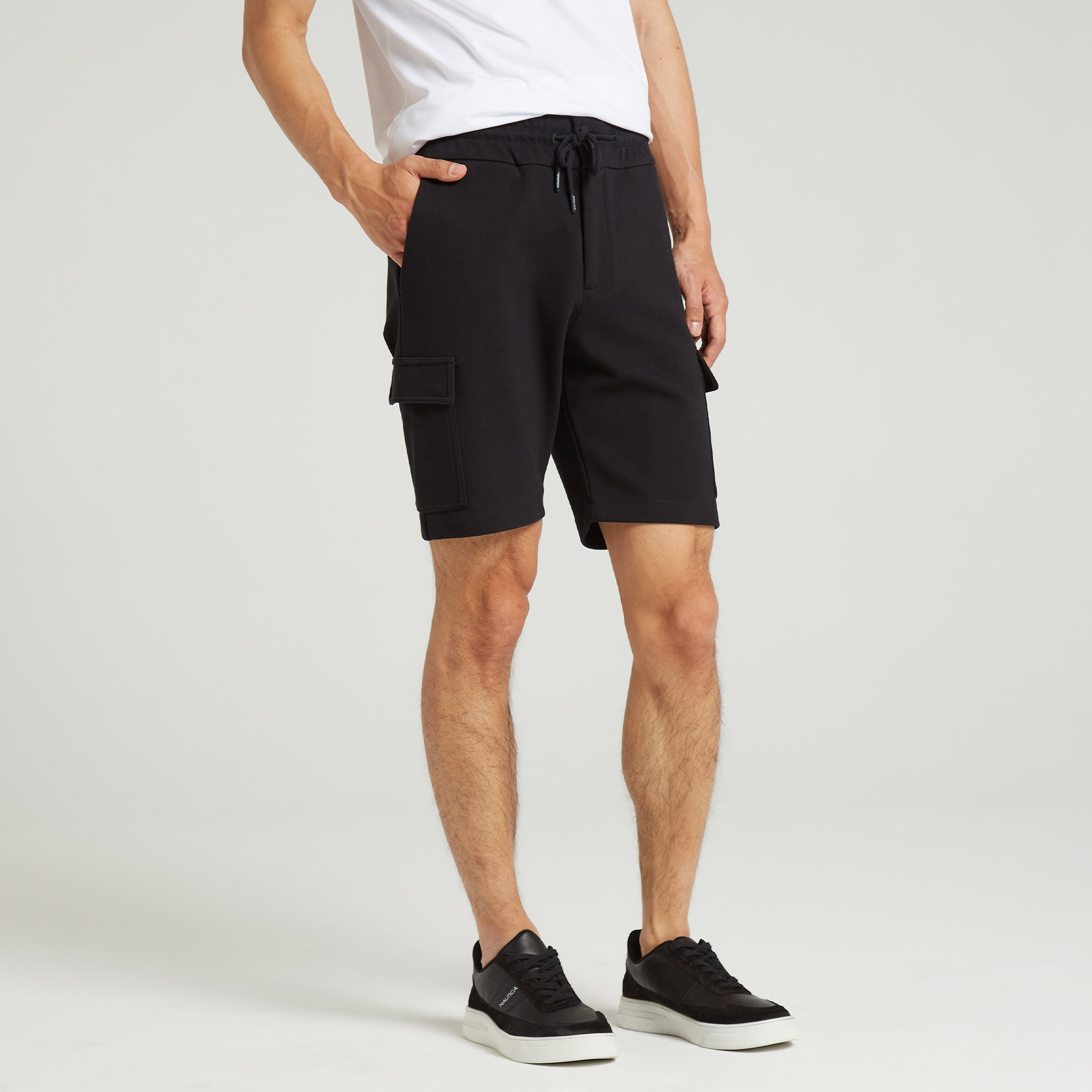 Nautica Erkek Siyah Standart Fit Şort