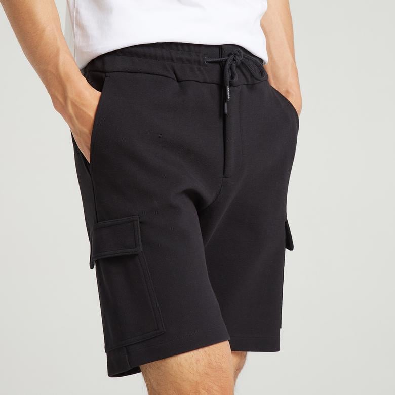 Nautica Erkek Siyah Standart Fit Şort