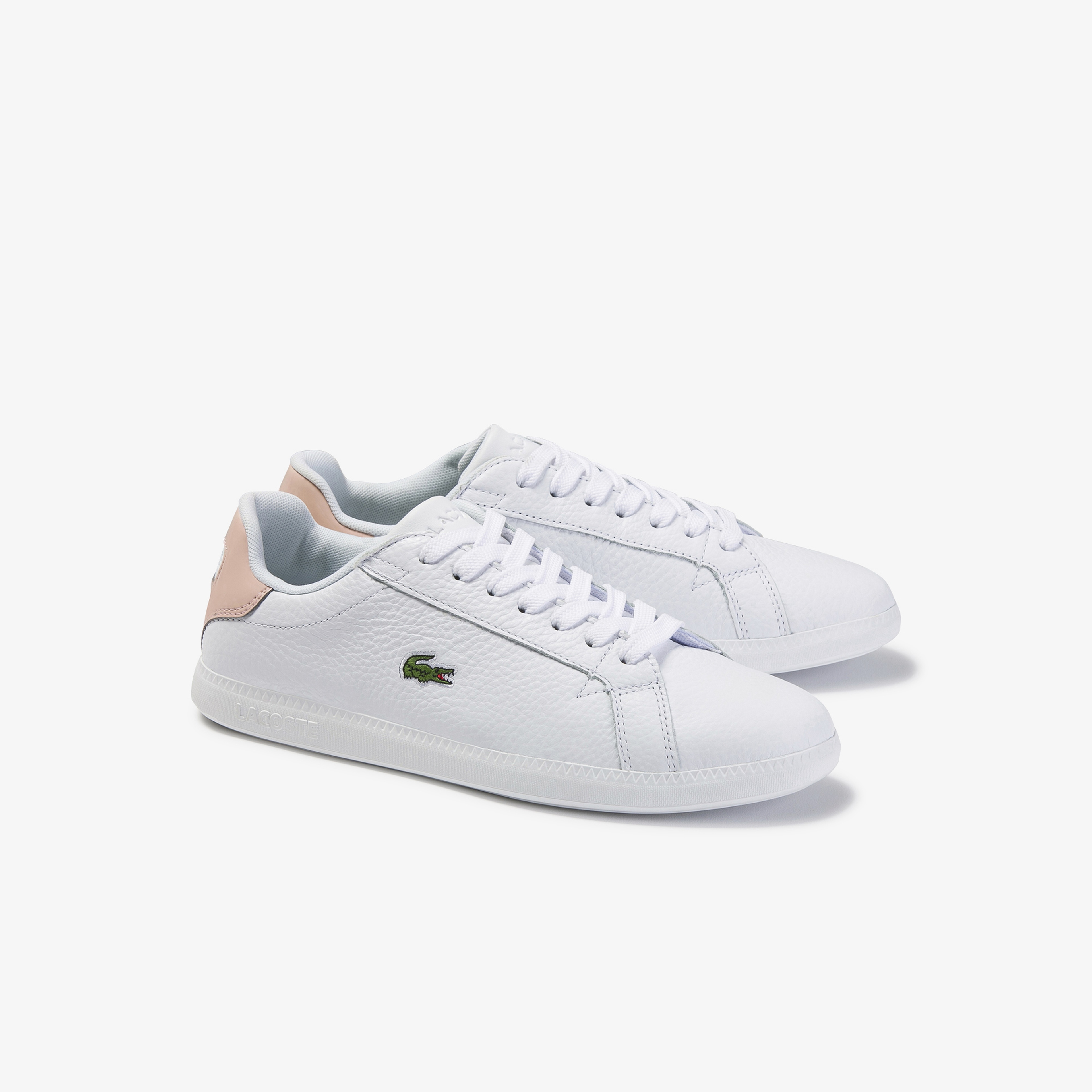 Lacoste Graduate 120 1 Sfa Kadın Beyaz - Pembe Sneaker