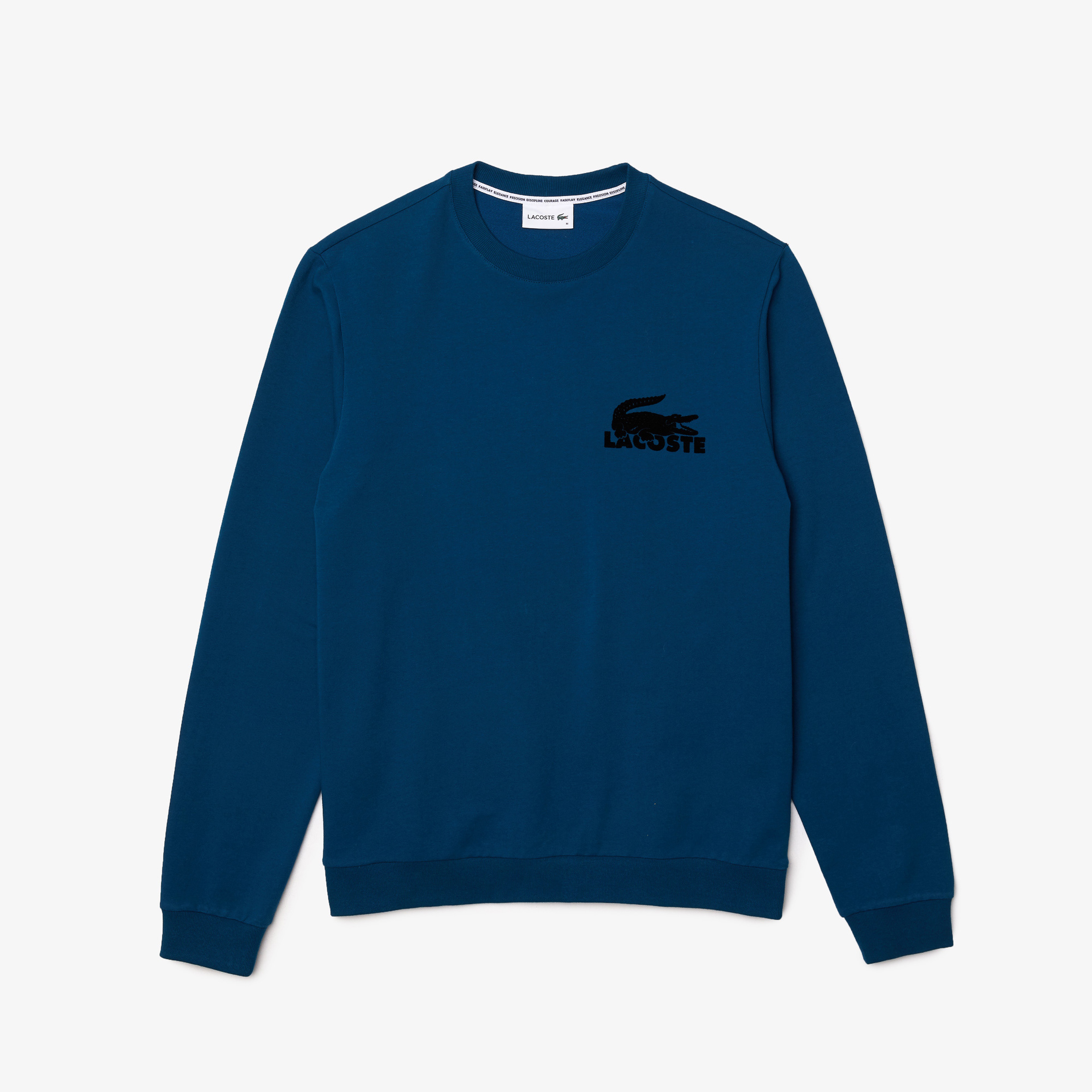 Lacoste Erkek Bisiklet Yaka Lacivert Sweatshirt
