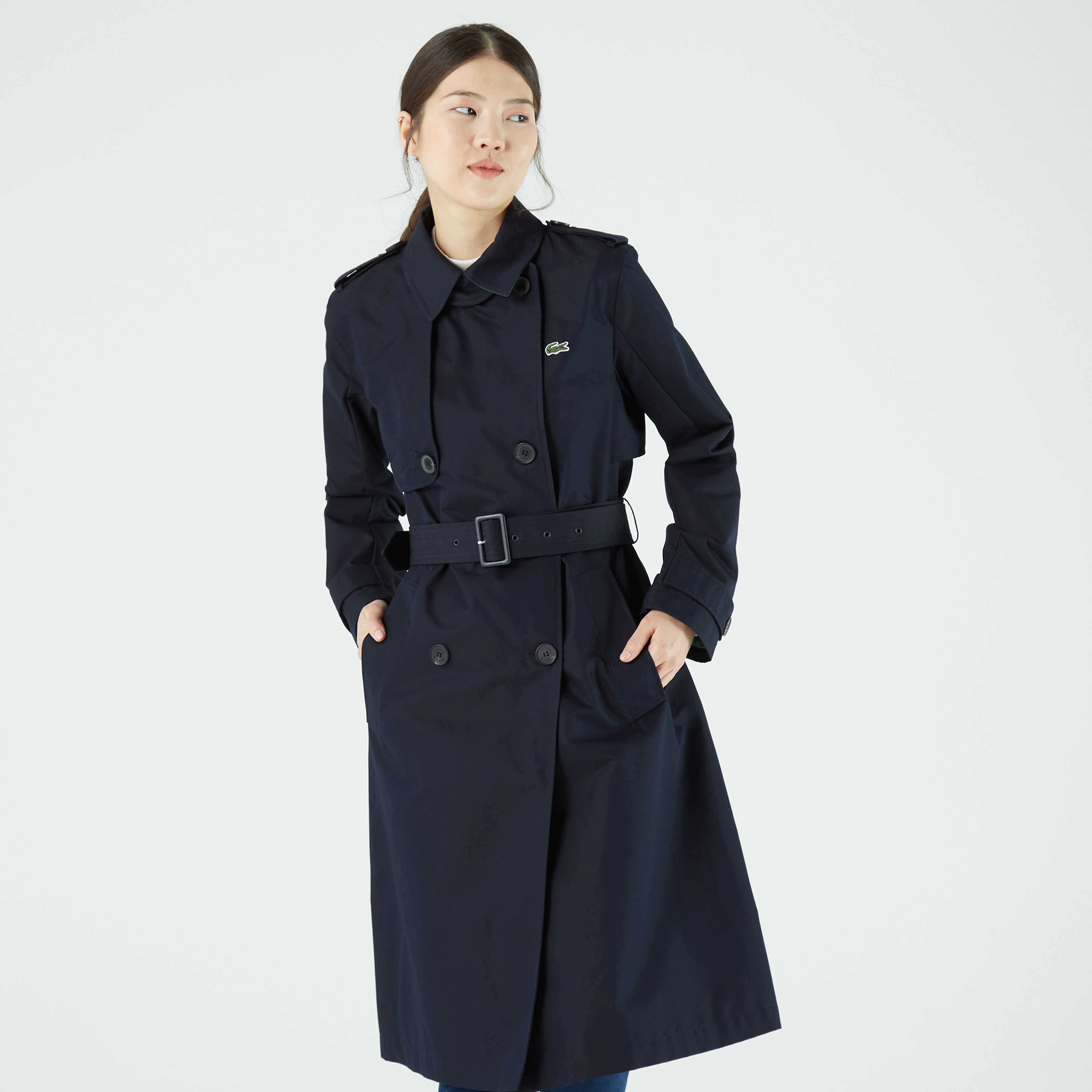 Lacoste Kadın Lacivert Trençkot42BF6717| Occasion