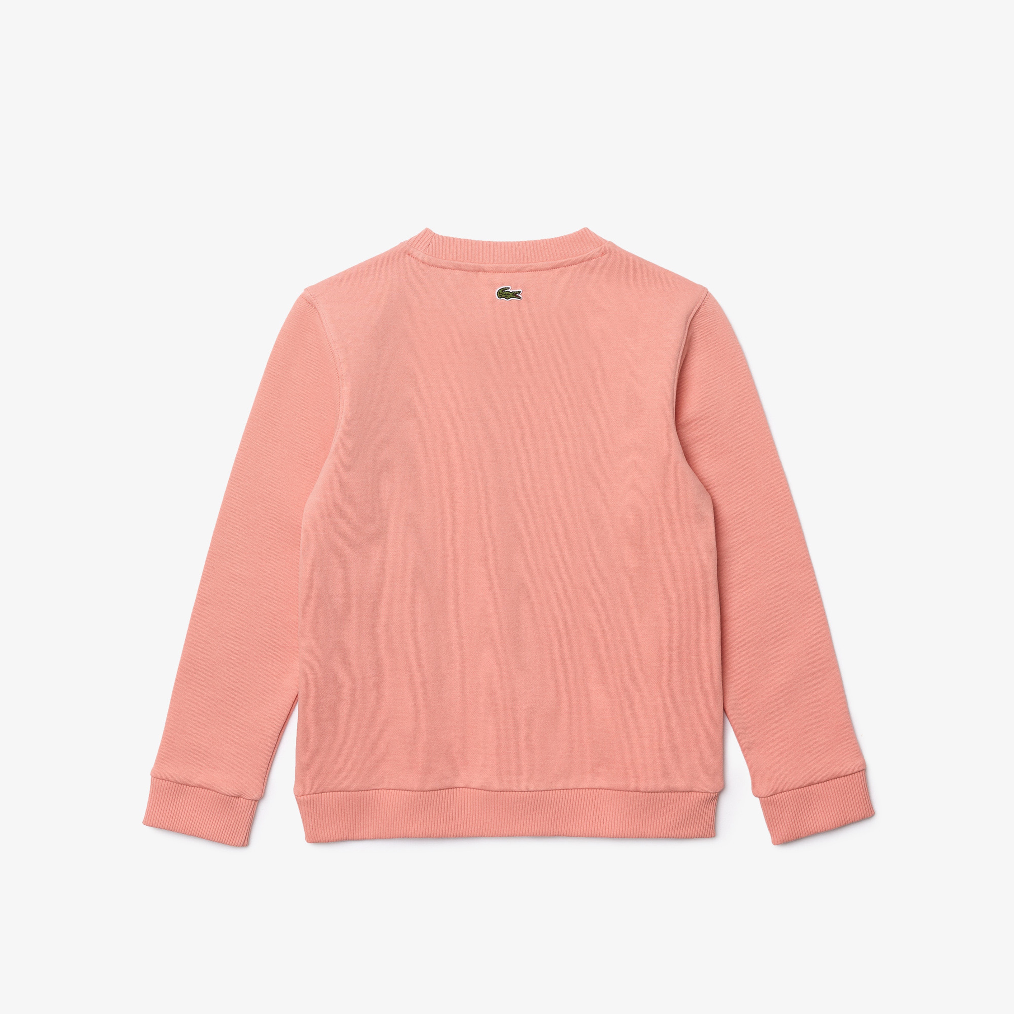 Lacoste Bisiklet Yaka Çocuk Pembe Sweatshirt