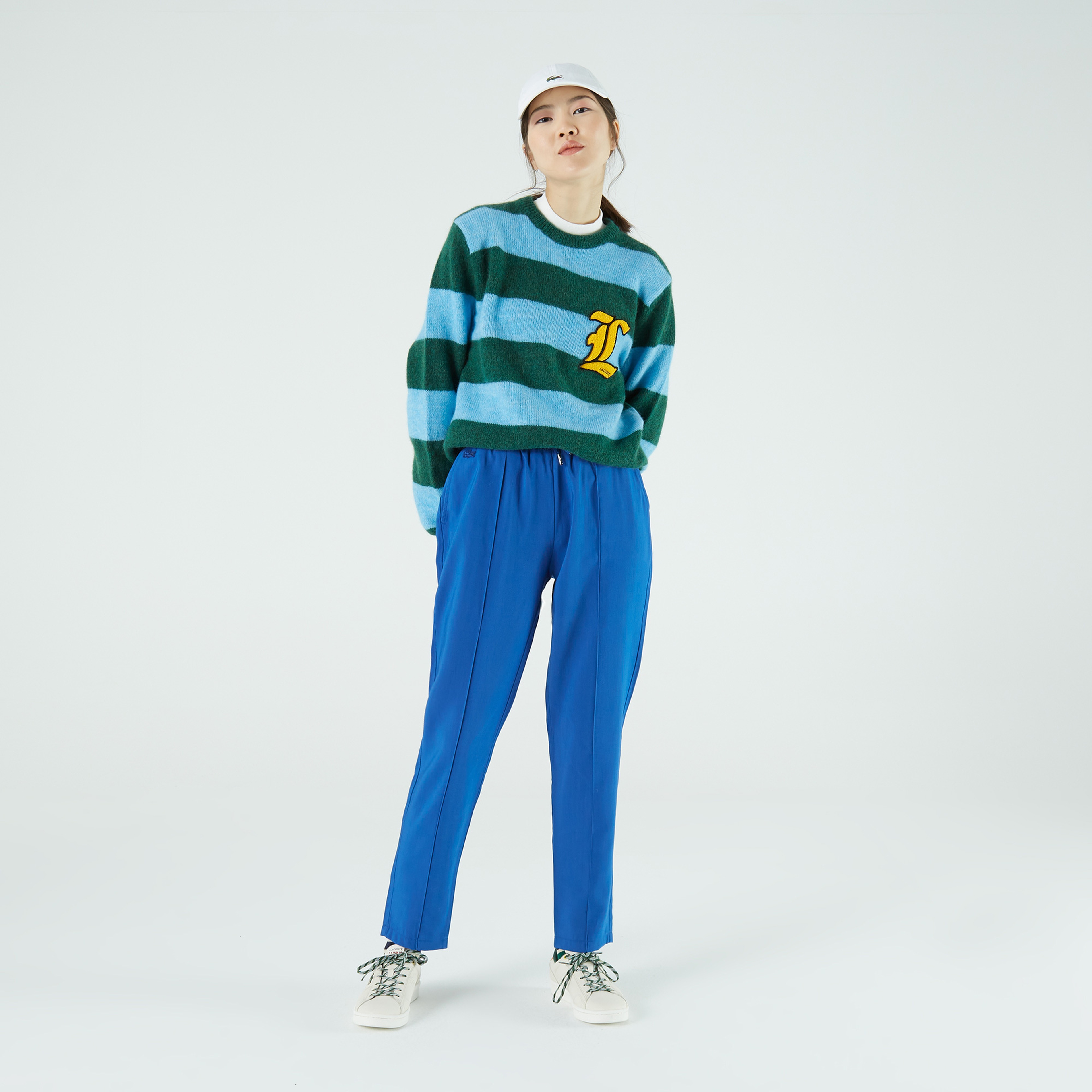 Lacoste Kadın Slim Fit Mavi Eşofman Altı