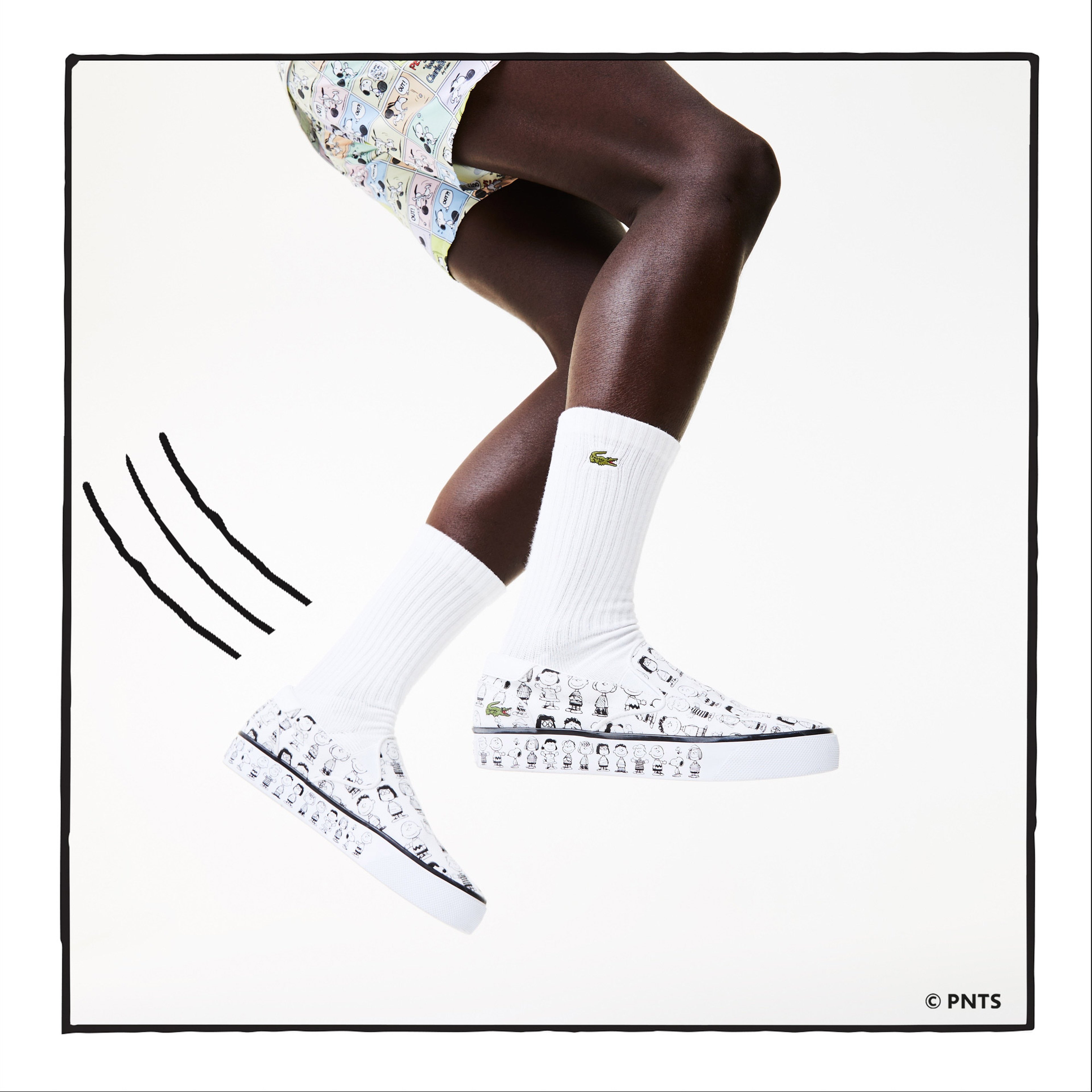 Lacoste Peanuts Erkek Beyaz Spor Ayakkabı