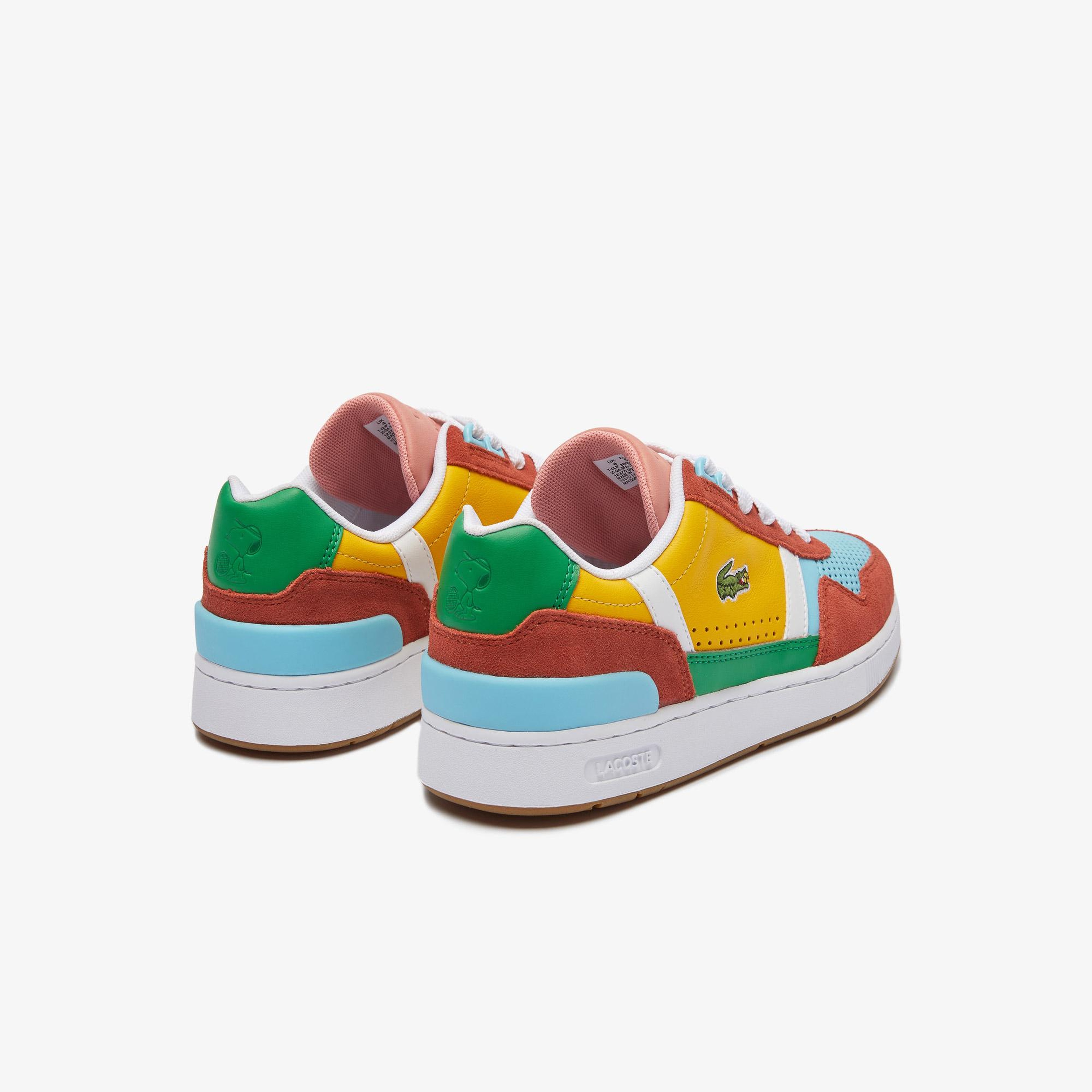 Lacoste Peanuts Snoopy Kadın Sarı Spor Ayakkabı