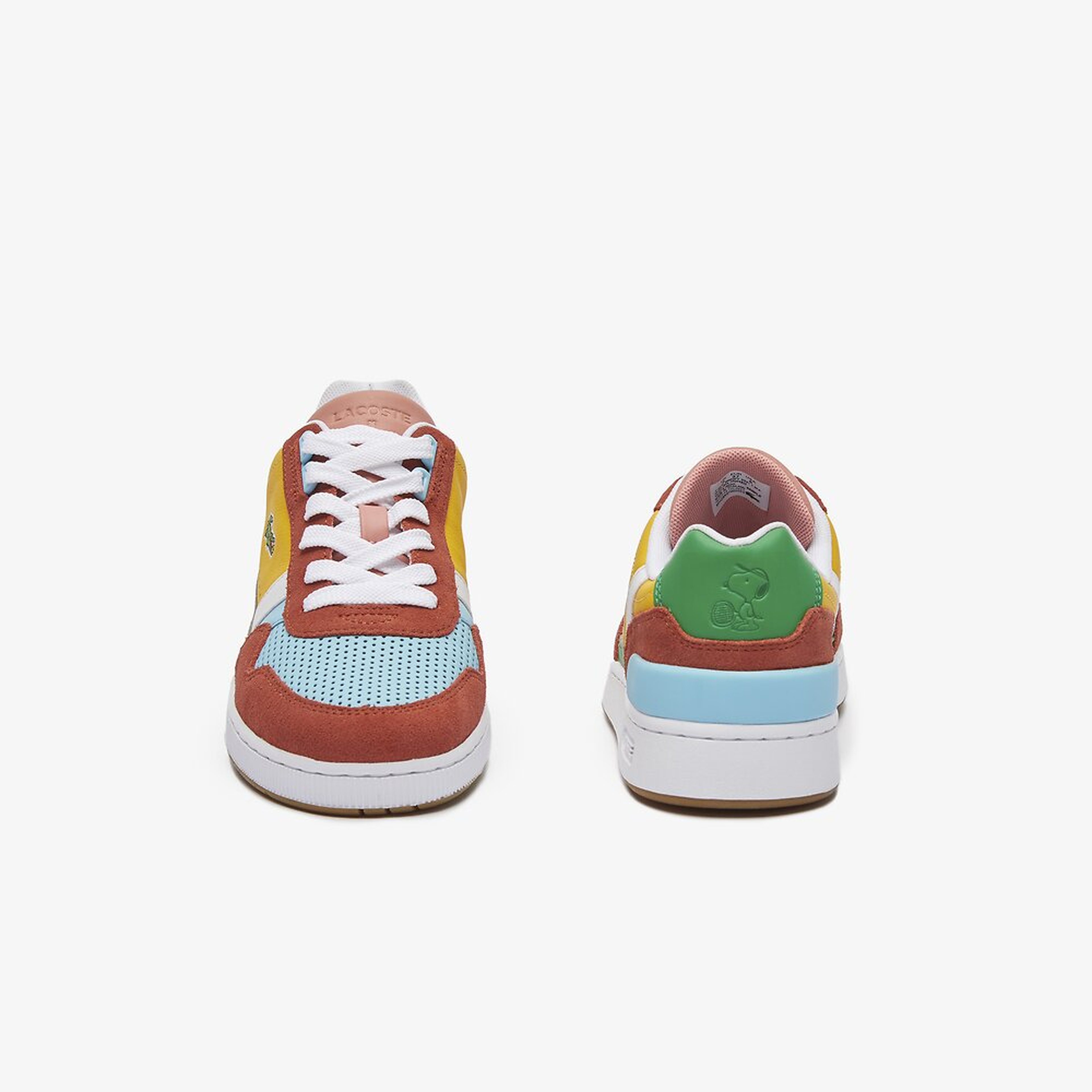 Lacoste Peanuts Snoopy Kadın Sarı Spor Ayakkabı