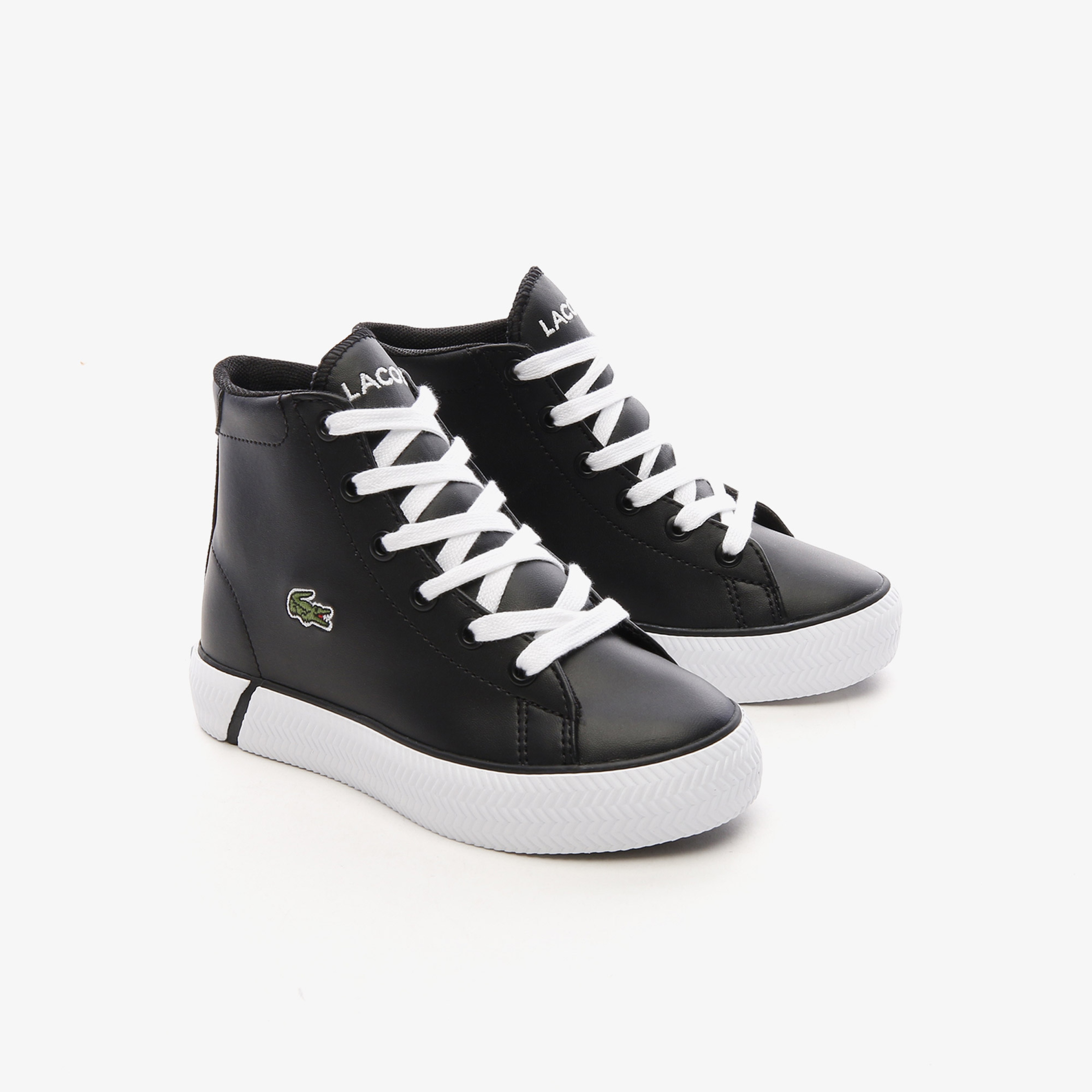 Lacoste Gripshot Mid Çocuk Siyah Sneaker