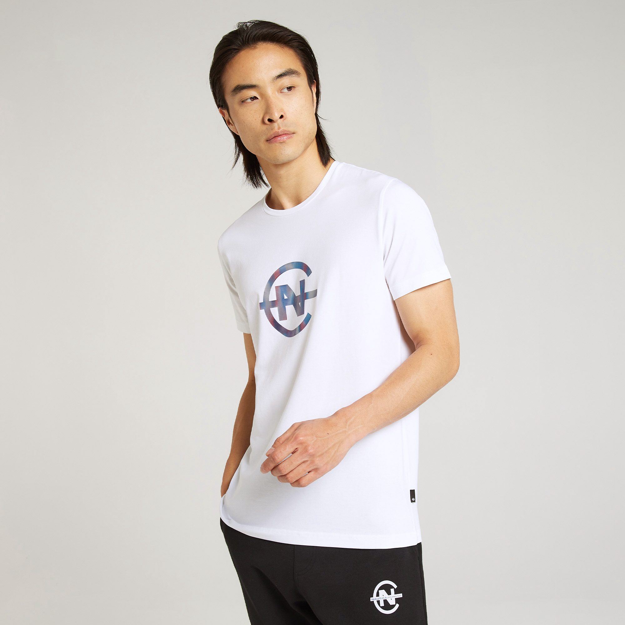 Nautica Standart Fit Erkek Beyaz T-Shirt