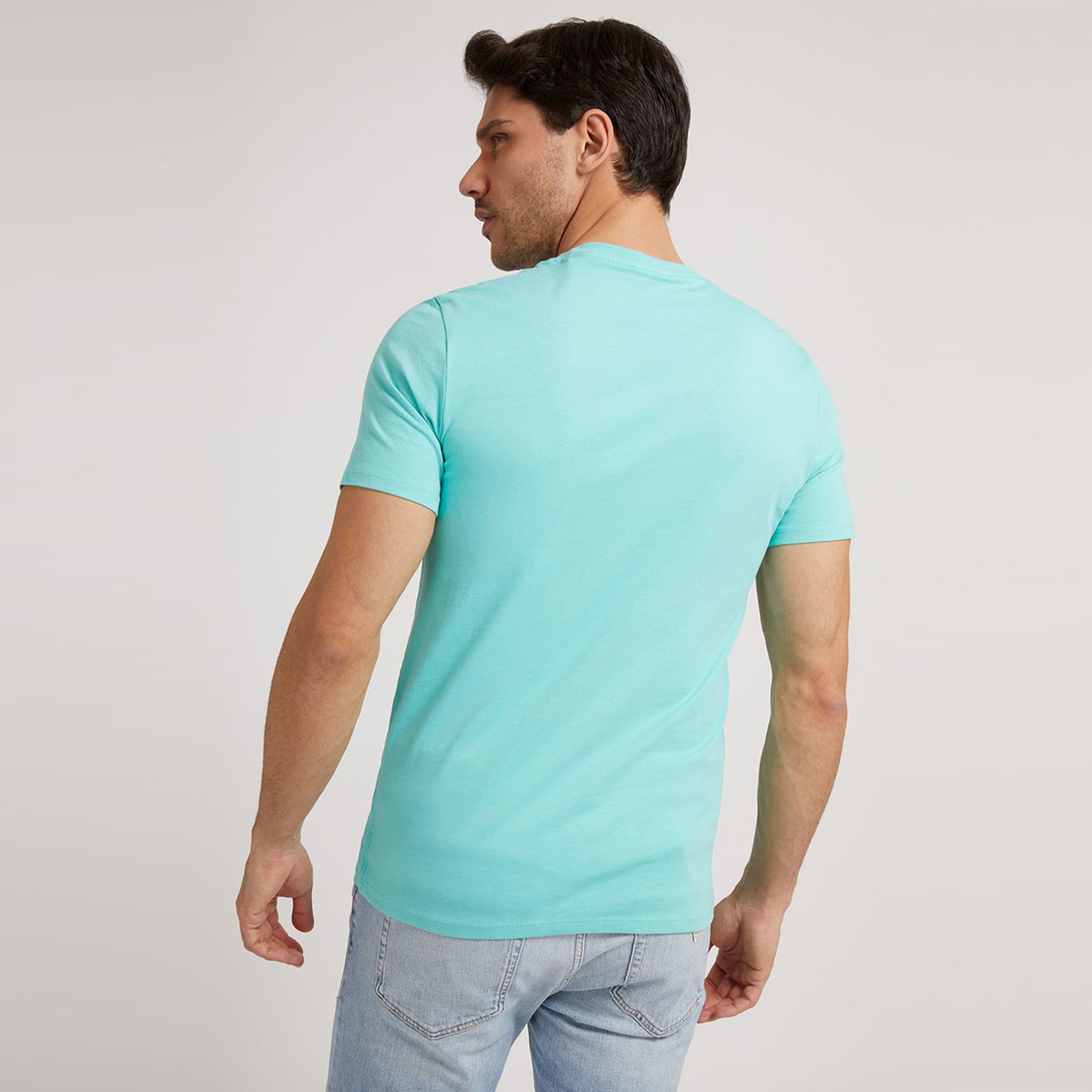 Guess Erkek Mavi T-shirt