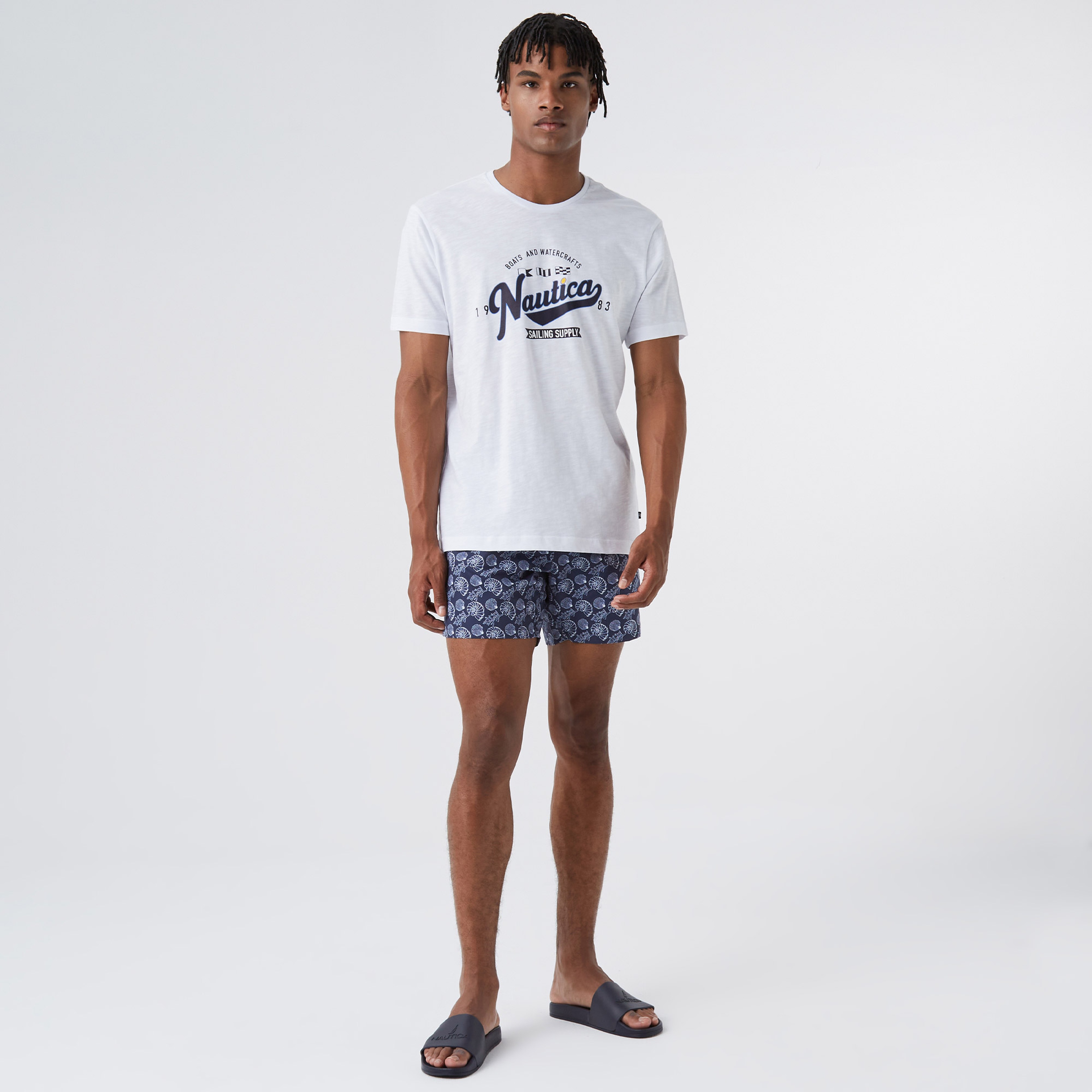 Nautıca Erkek Beyaz T-shirt