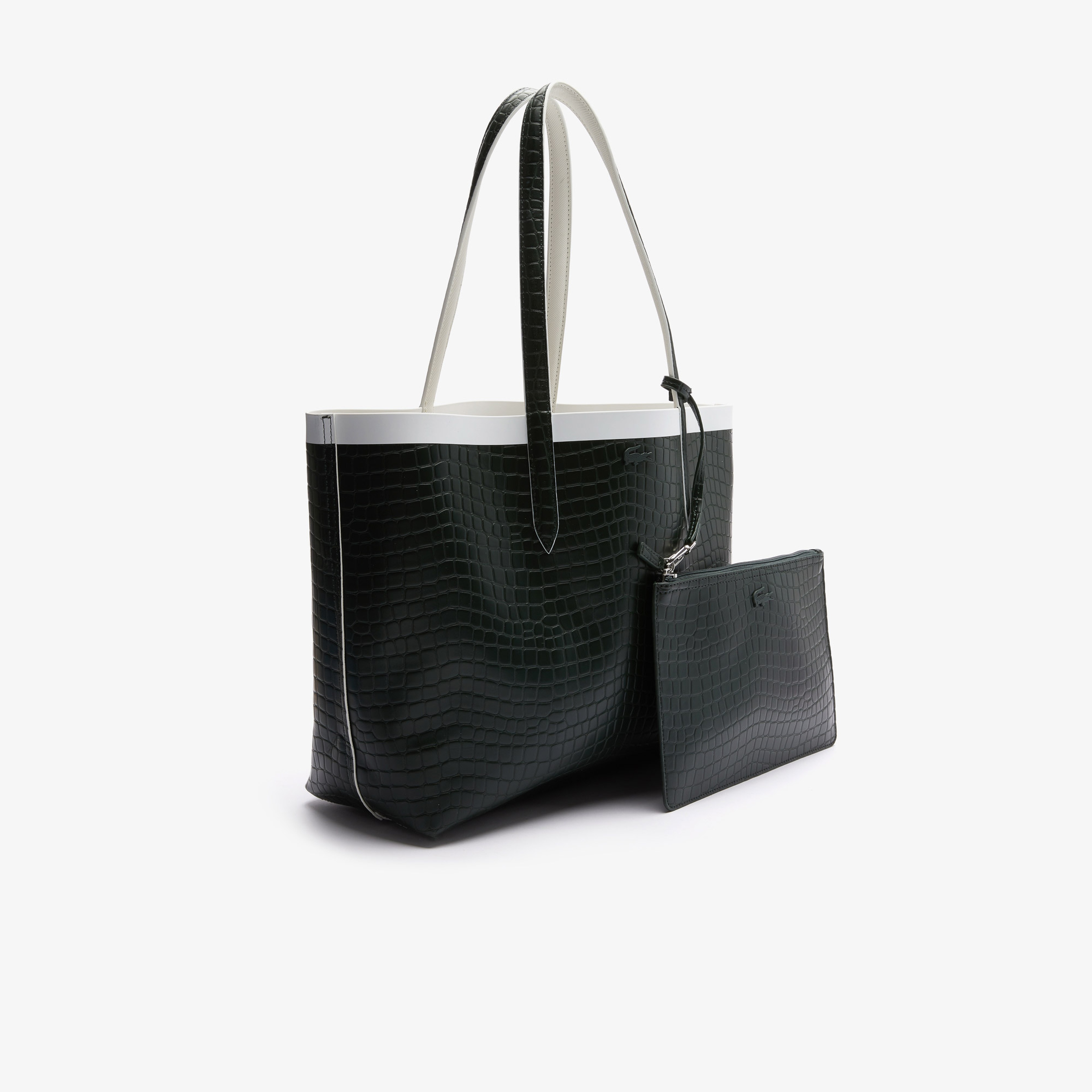 Lacoste Anna Seasonal Kadın Siyah - Beyaz Çift Taraflı Çanta