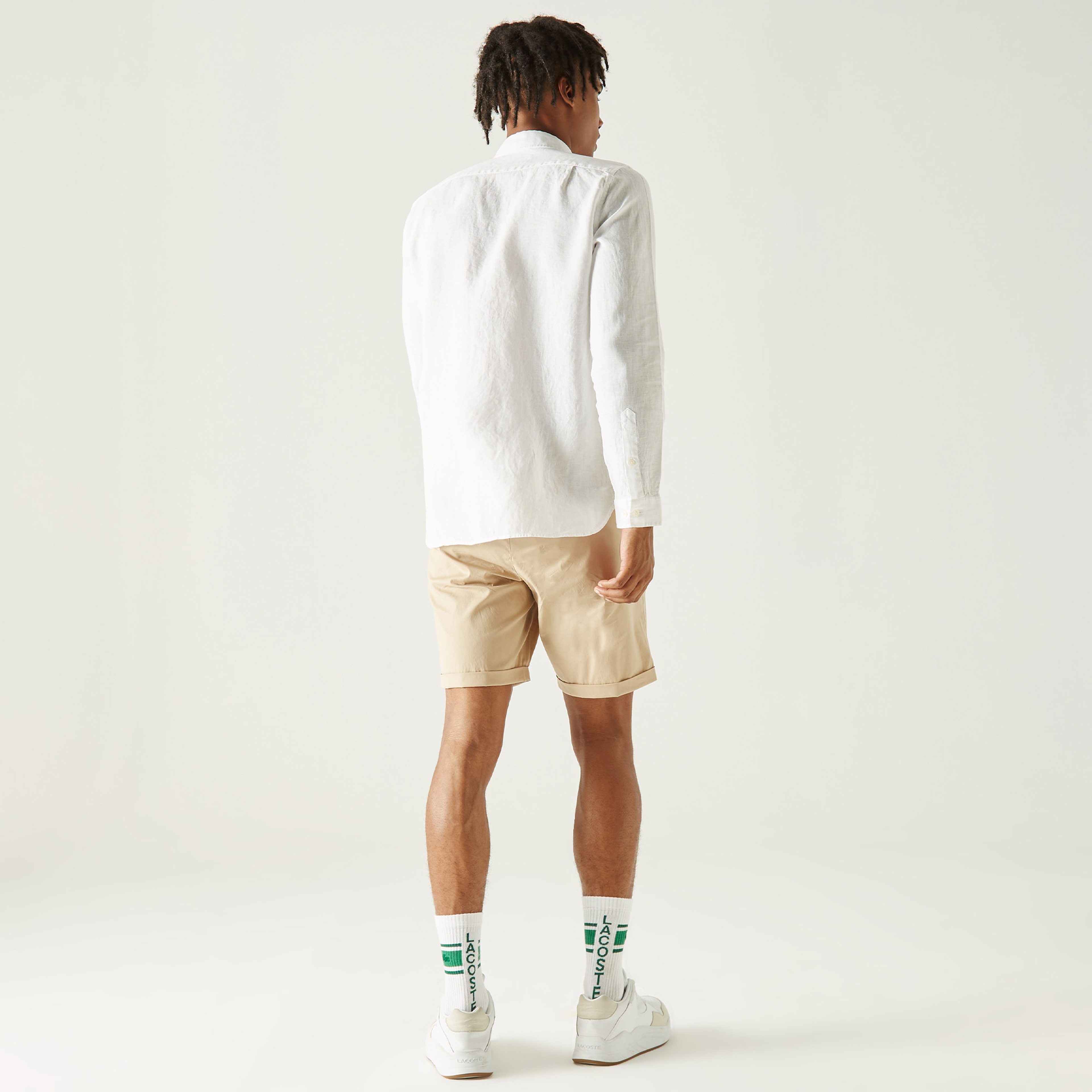 Lacoste Erkek Slim Fit Beyaz Gömlek