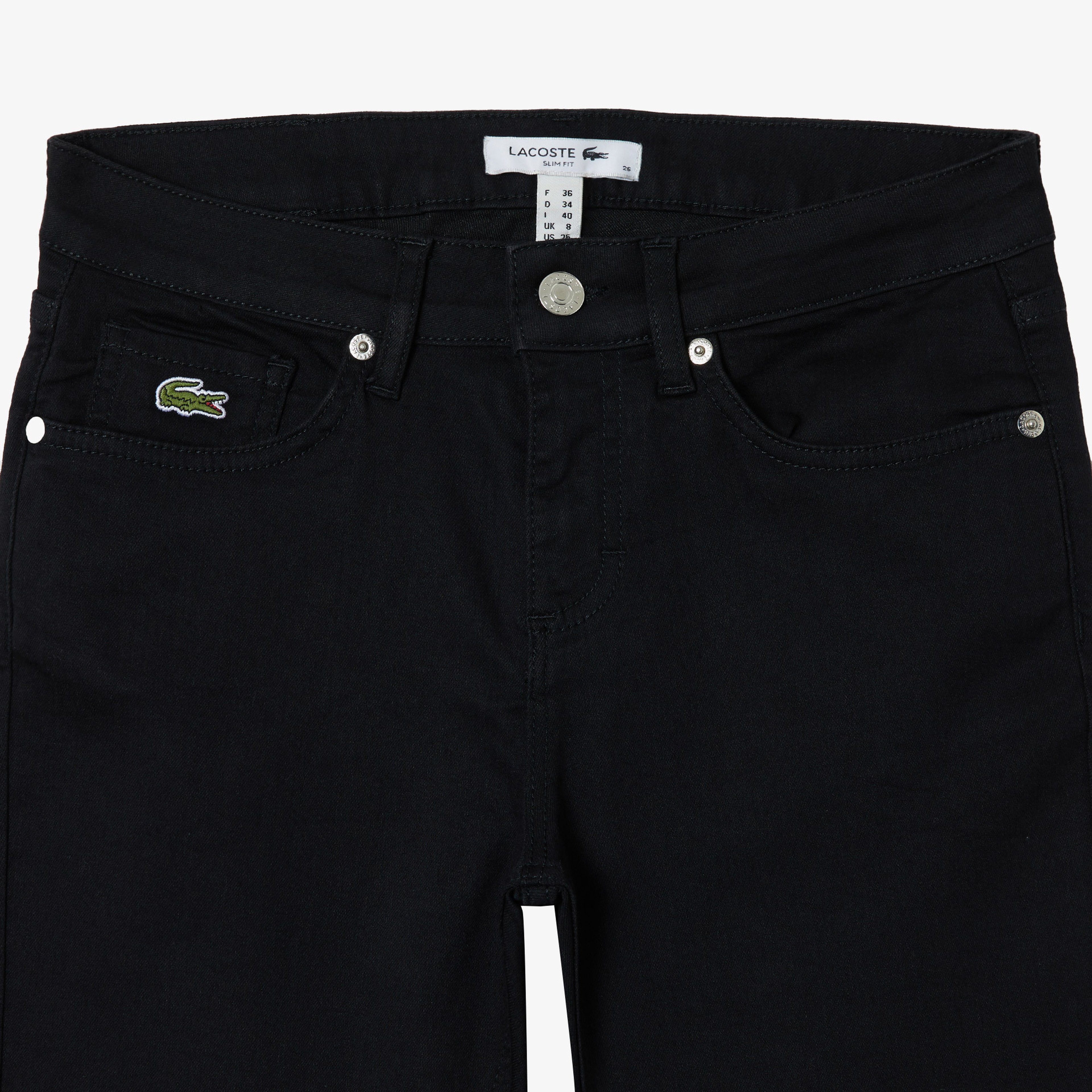 Lacoste Kadın Siyah Denim Pantolon