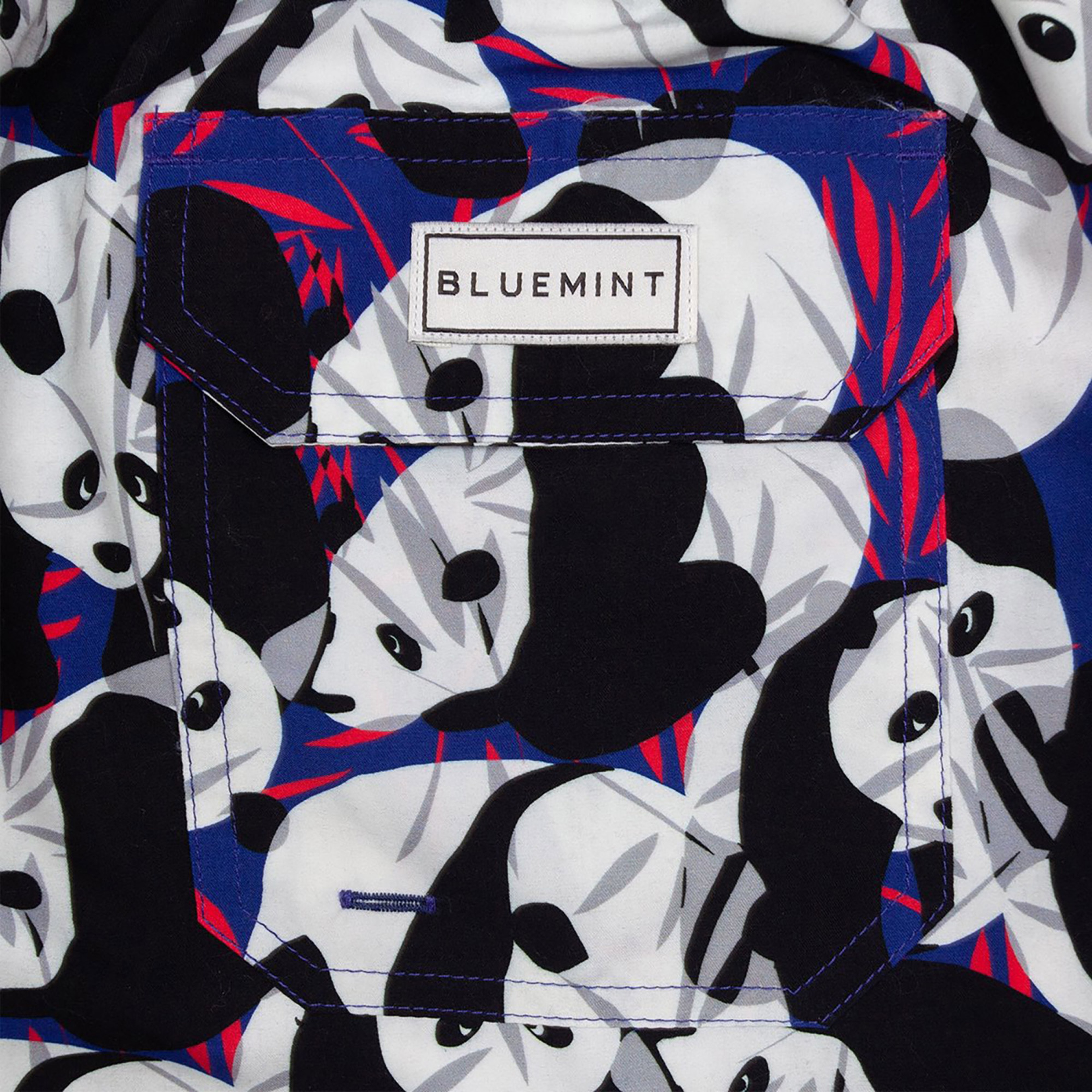 Bluemint Arthus Erkek Lacivert Panda Mayo Şort