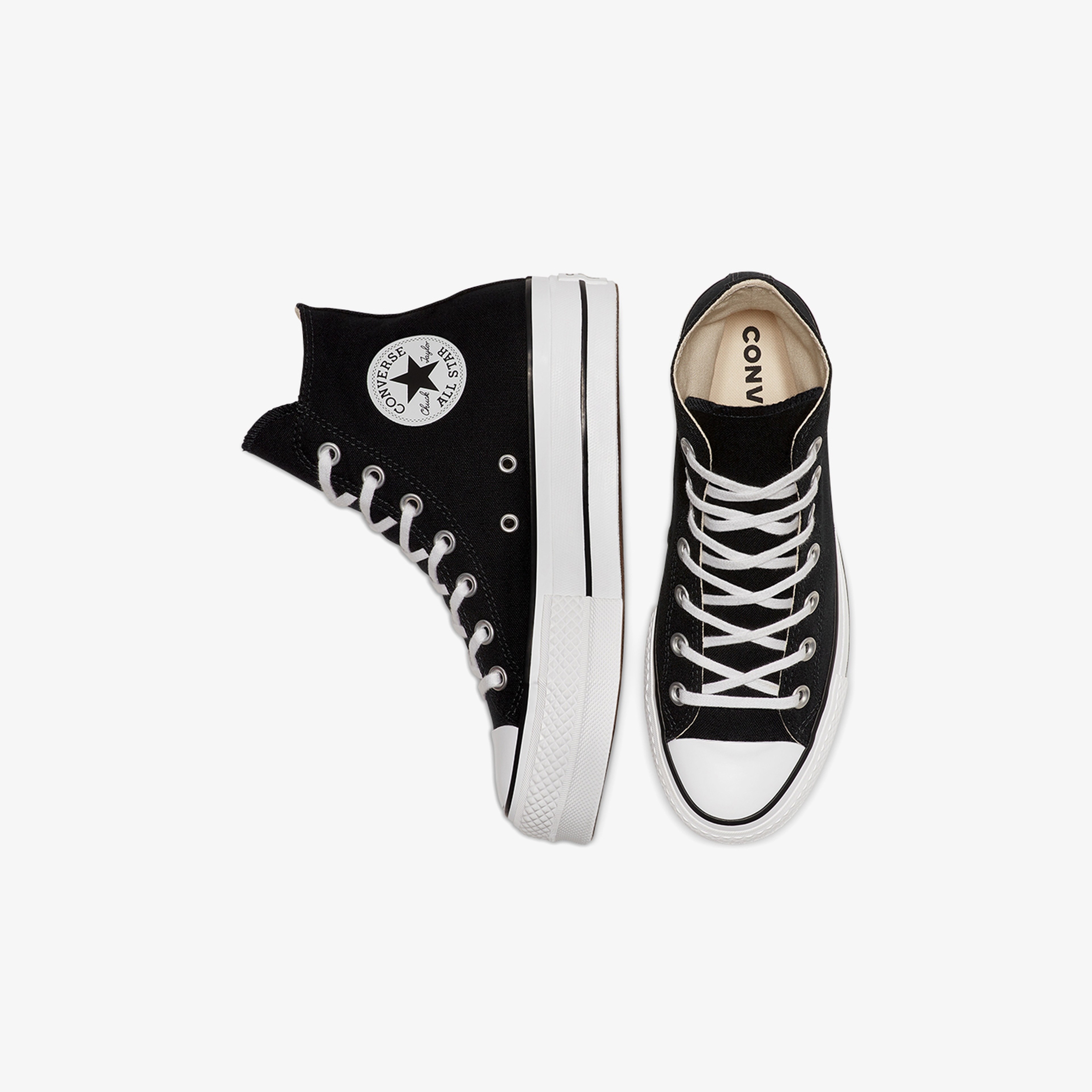 Converse Chuck Taylor All Star Lift Hi Unisex Platform Siyah Sneaker