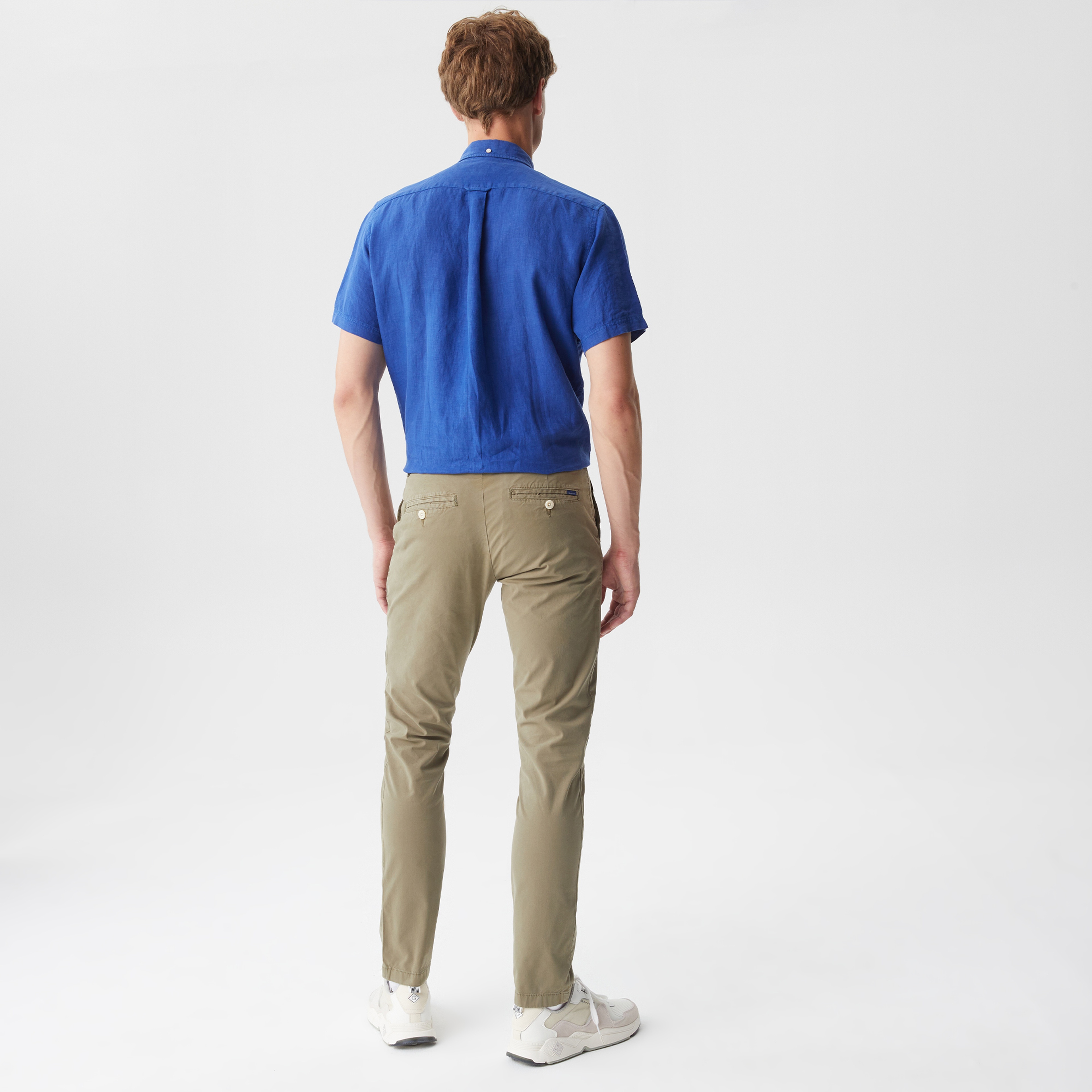 Gant Hallden Erkek Bej Slim Fit Pantolon