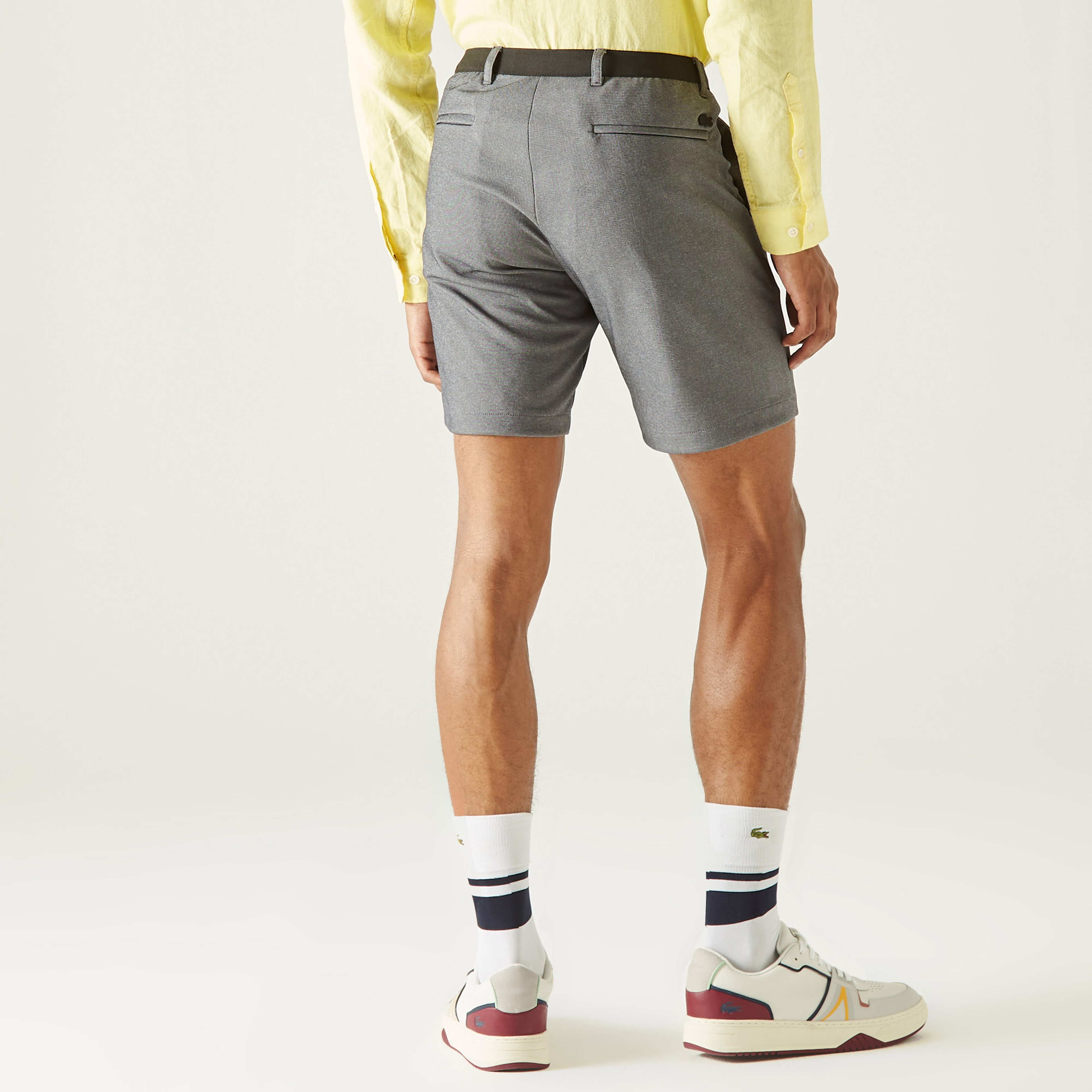 Lacoste Erkek Regular Fit Gri Bermuda Şort