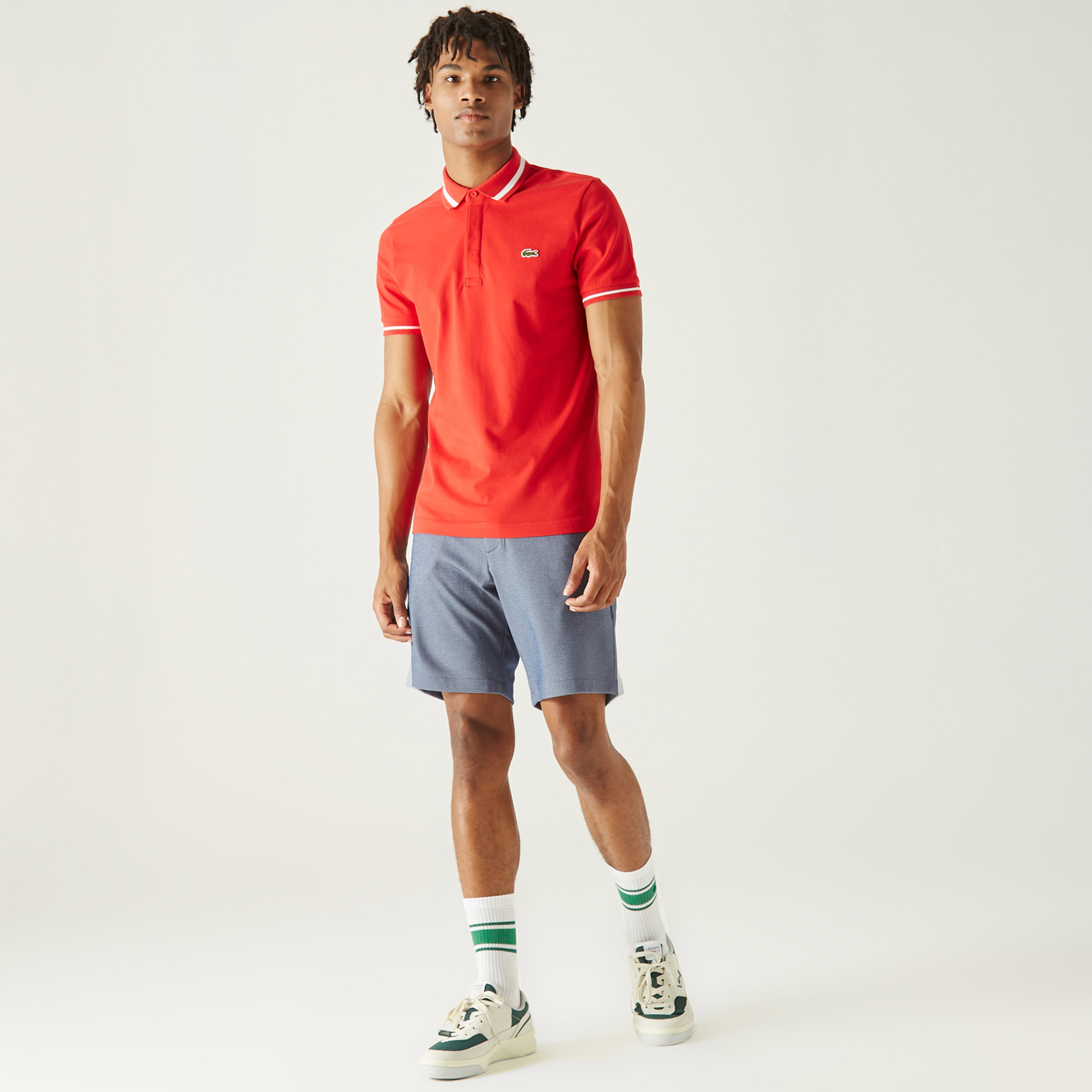 Lacoste Erkek Regular Fit Gri Bermuda Şort