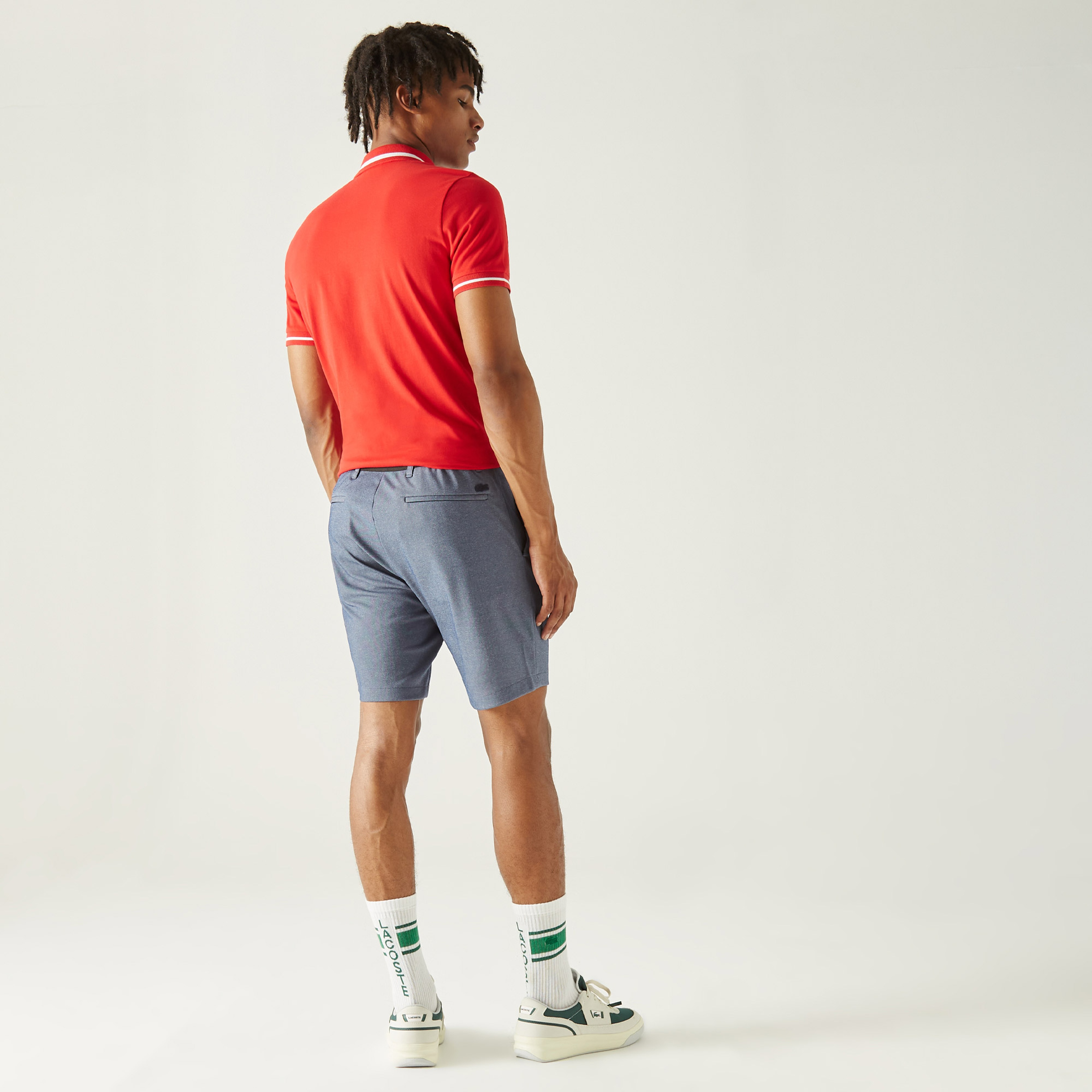 Lacoste Erkek Regular Fit Gri Bermuda Şort