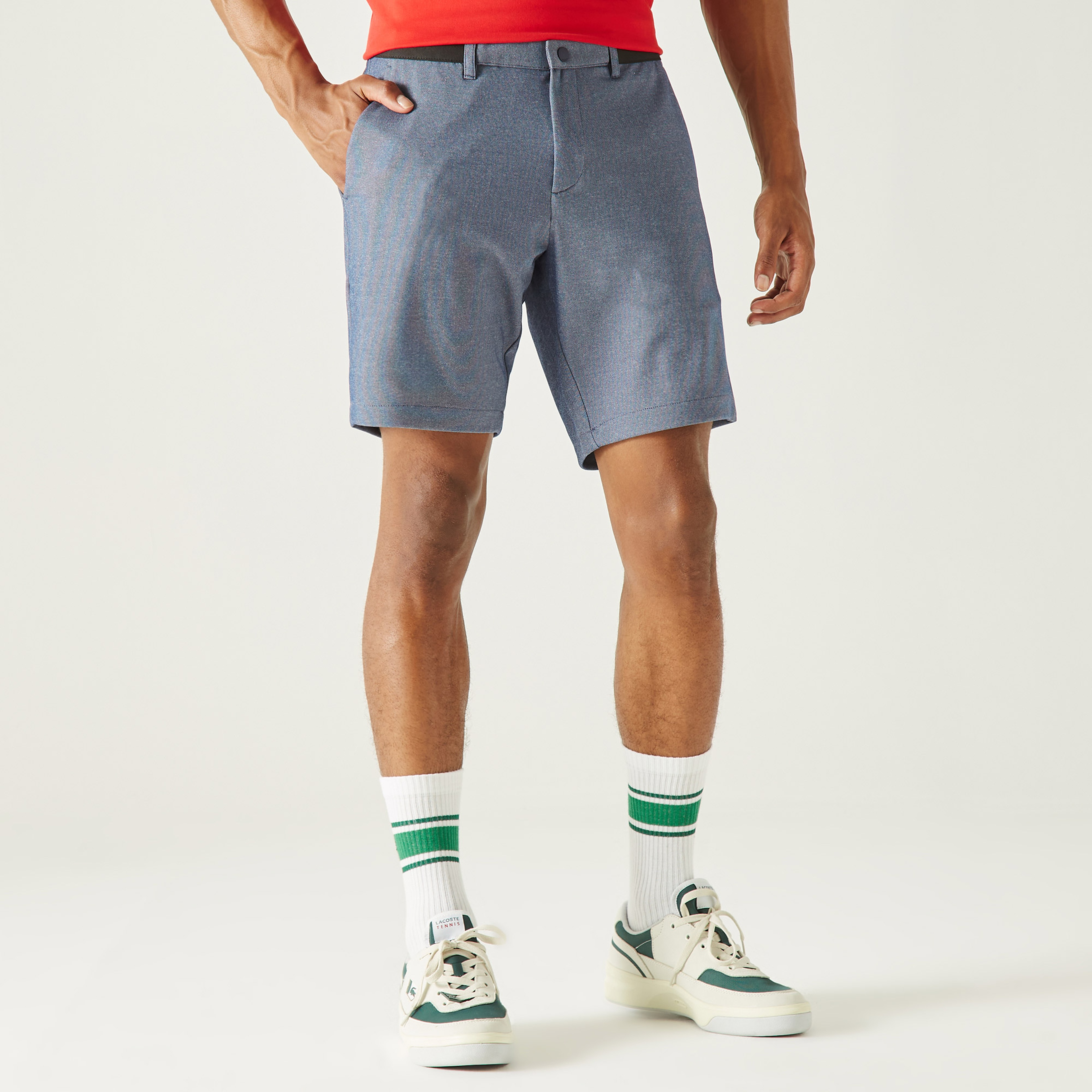 Lacoste Erkek Regular Fit Gri Bermuda Şort