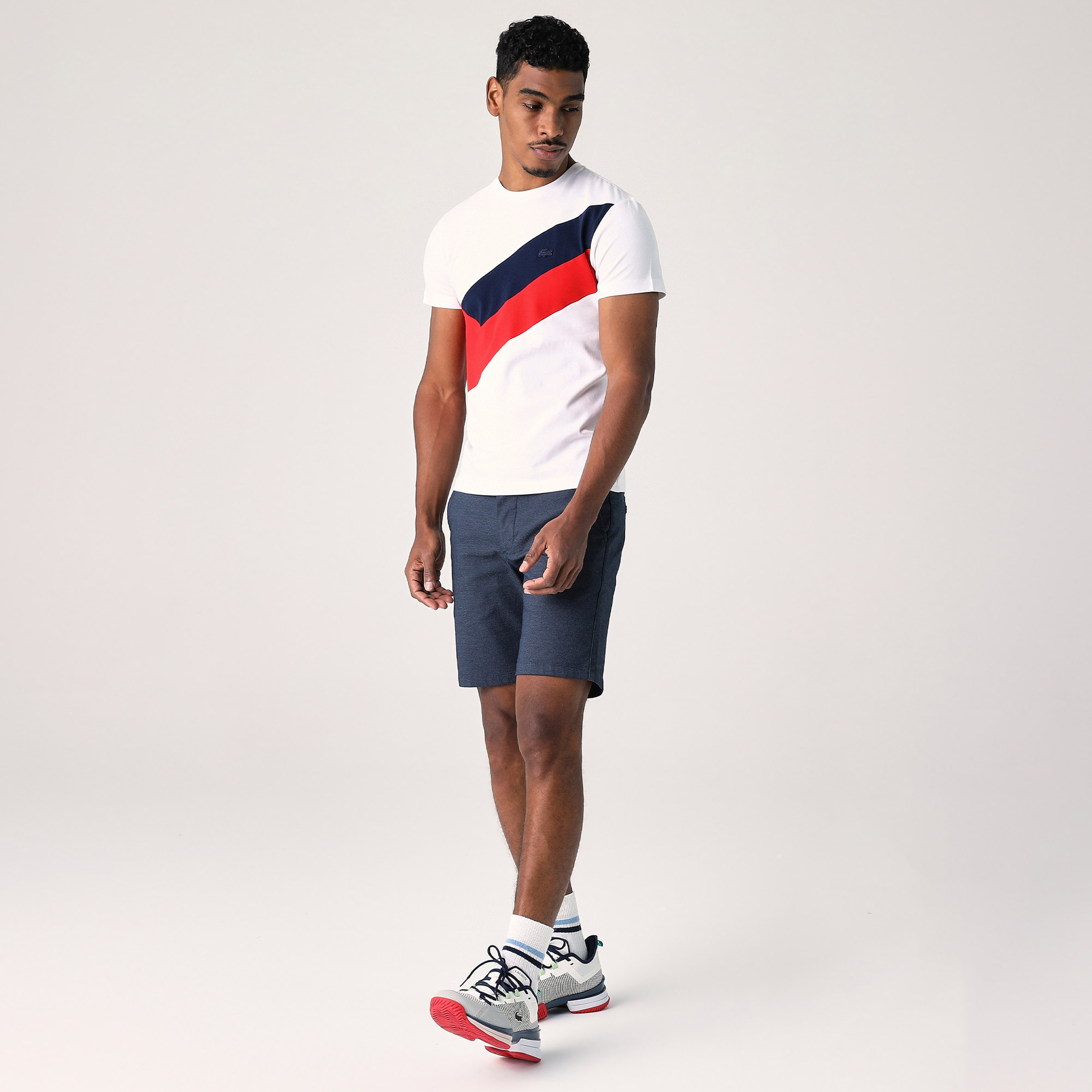 Erkek Slim Fit Lacivert Bermuda Şort