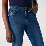 Lacoste Erkek Slim Fit Mavi Denim Pantolon
