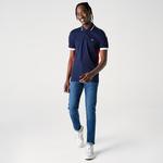 Lacoste Erkek Slim Fit Mavi Denim Pantolon