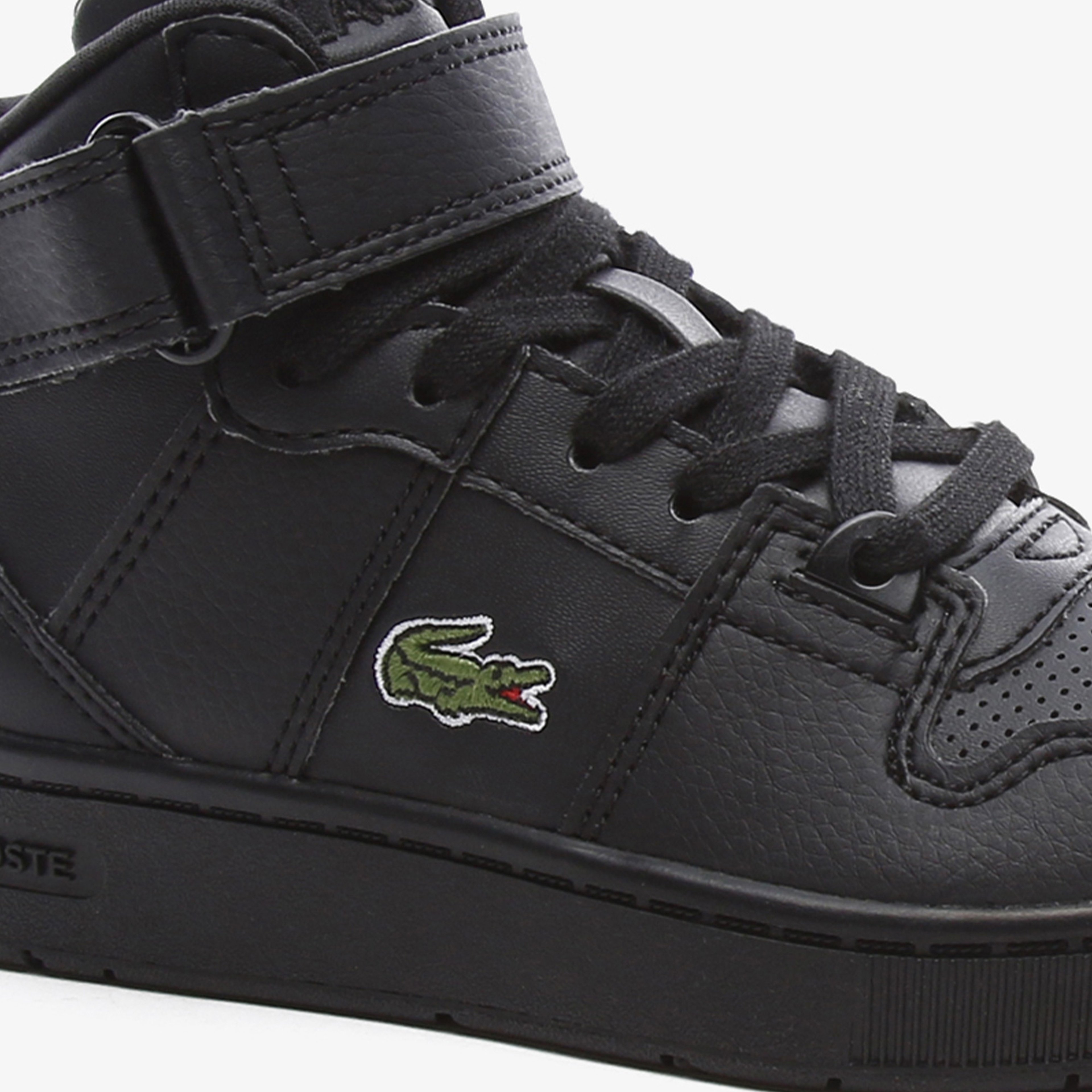 Lacoste Tramline Mid 0120 1 Suc Çocuk Siyah Sneaker